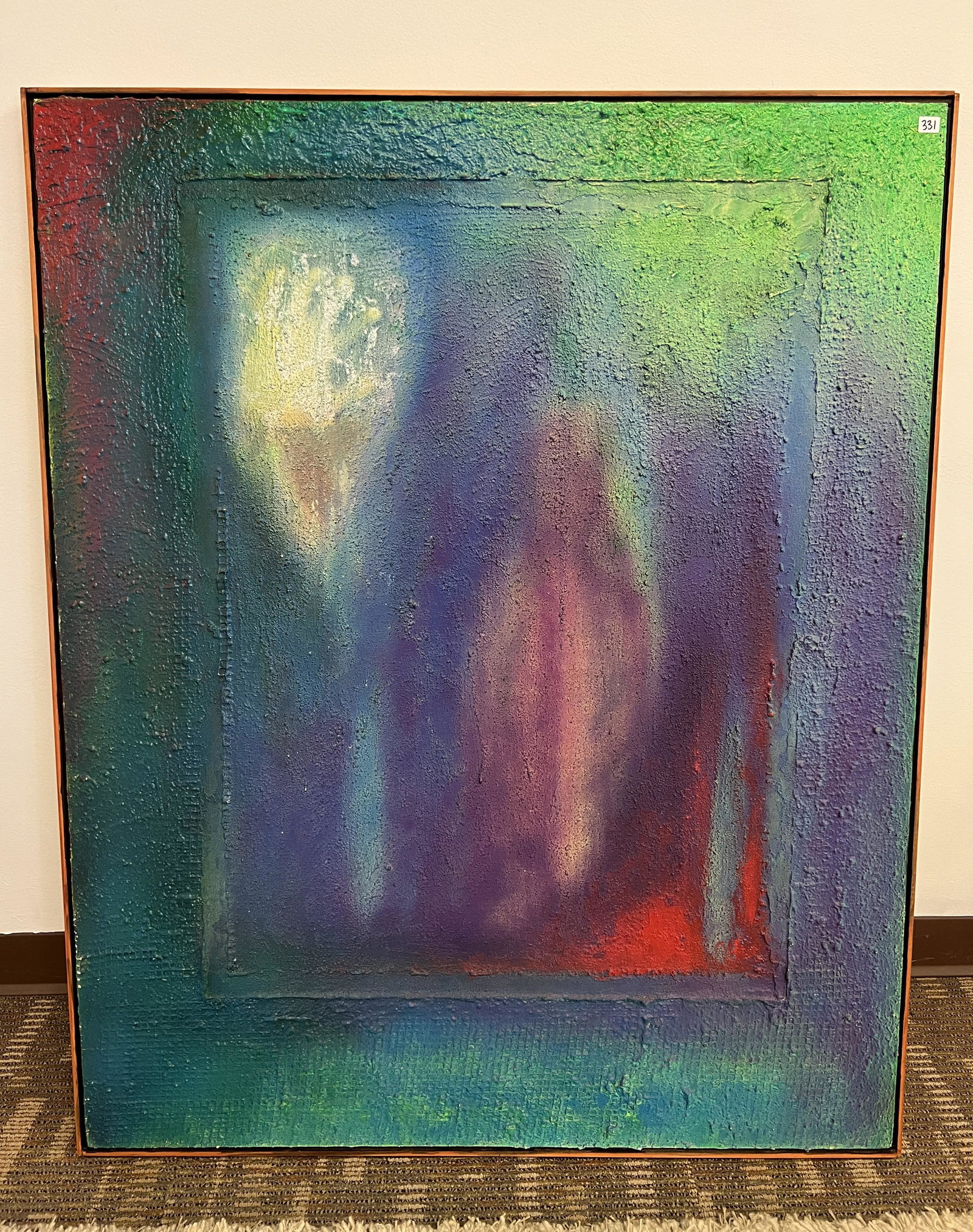 Abstract Expressionist Acrylic on Canvas (1 of 5)