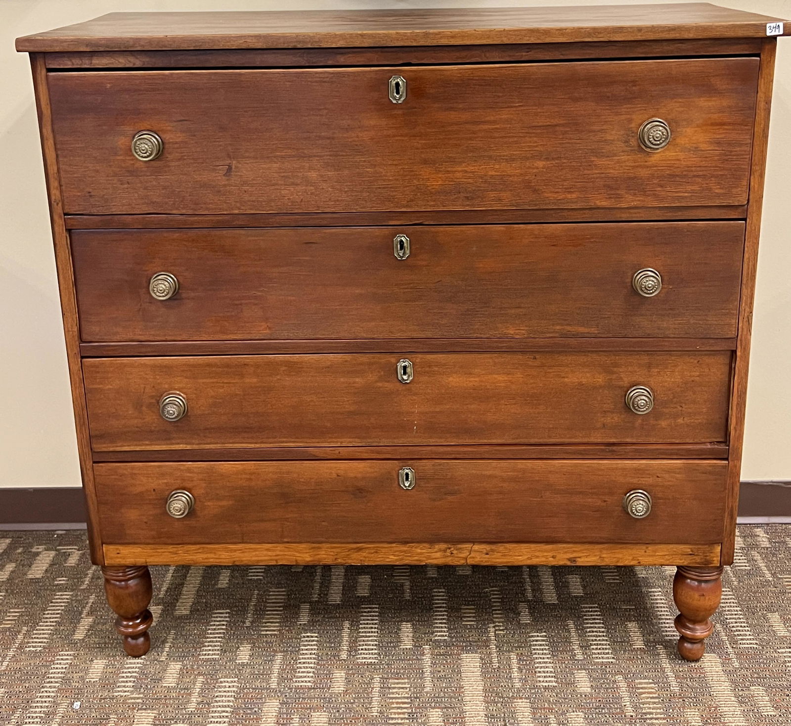 Early 19th Century Cherry Dresser (1 of 9)