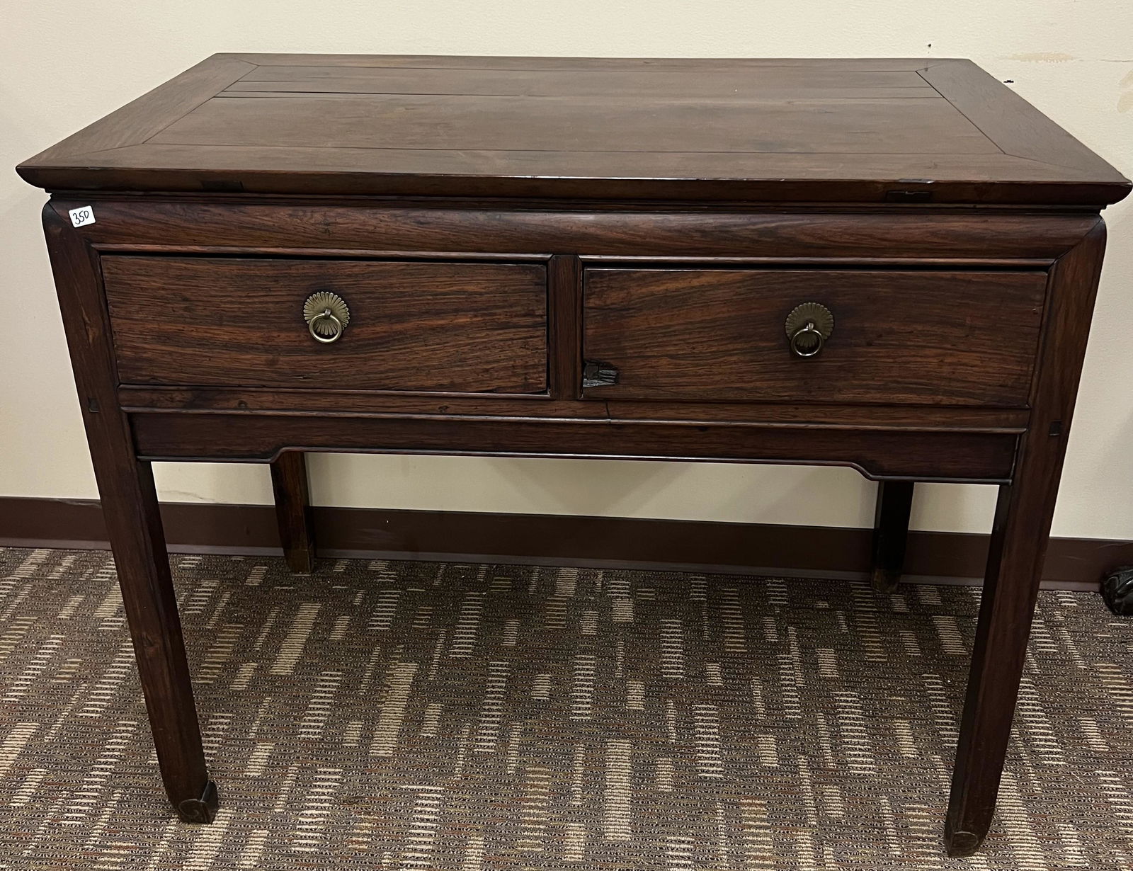 18th Century Oriental Teak Side Server (1 of 6)