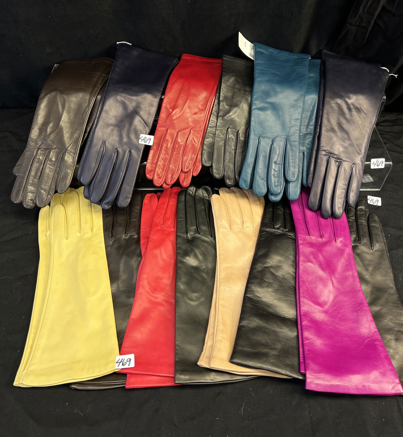 Group of 14 Pair Ladies Leather Gloves, Most Unworn (1 of 13)