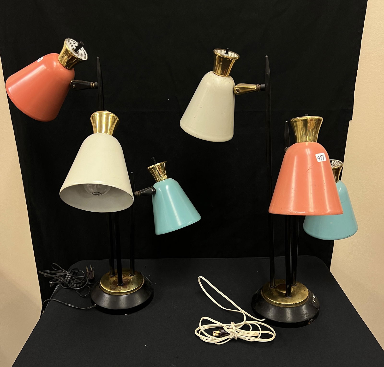 Pair of Gerald Thurston Directional Lamps (1 of 10)