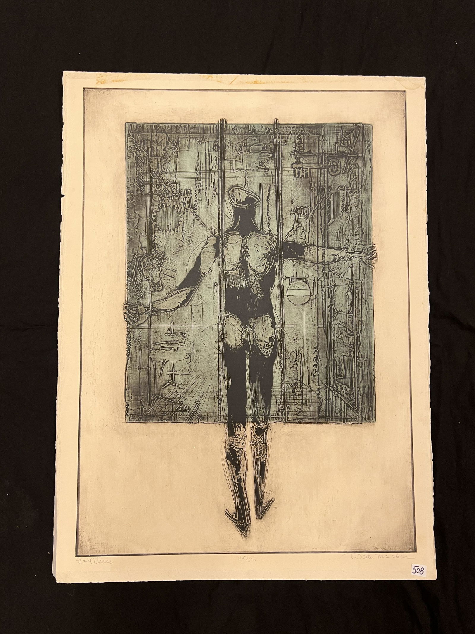 Dean Jackson Meeker MCM Serigraph "Le Vitrie" (1 of 7)