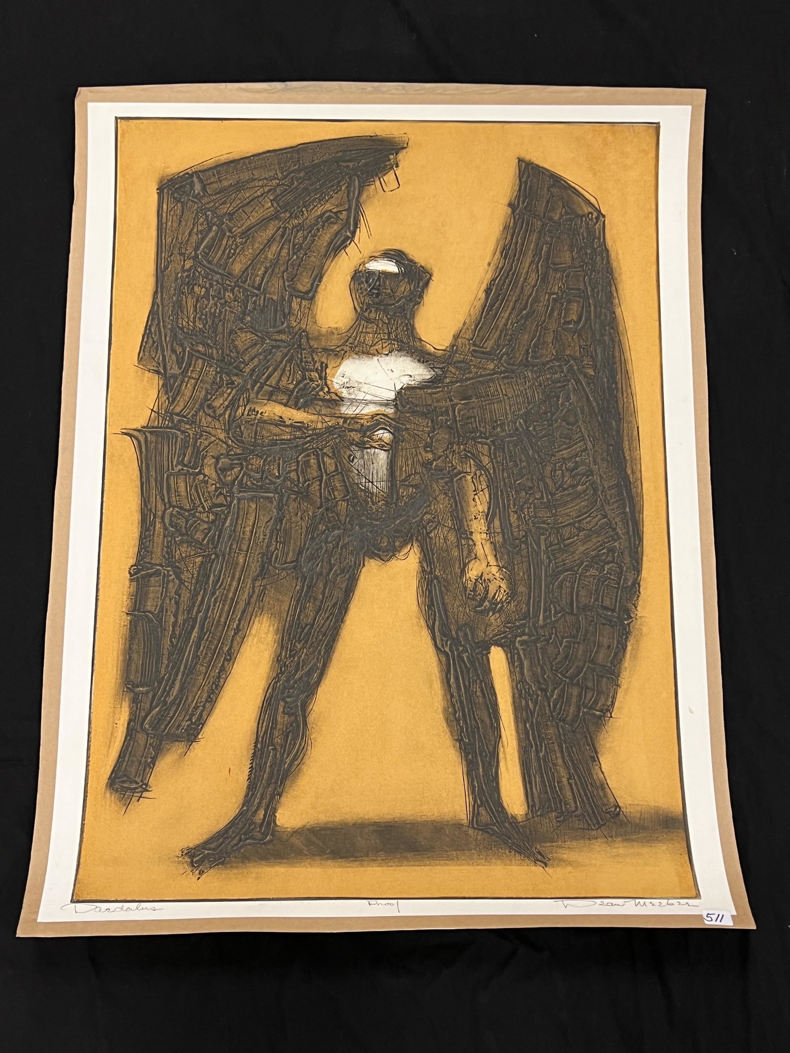 Dean Jackson Meeker Proof Serigraph of "Deadalus" (1 of 8)