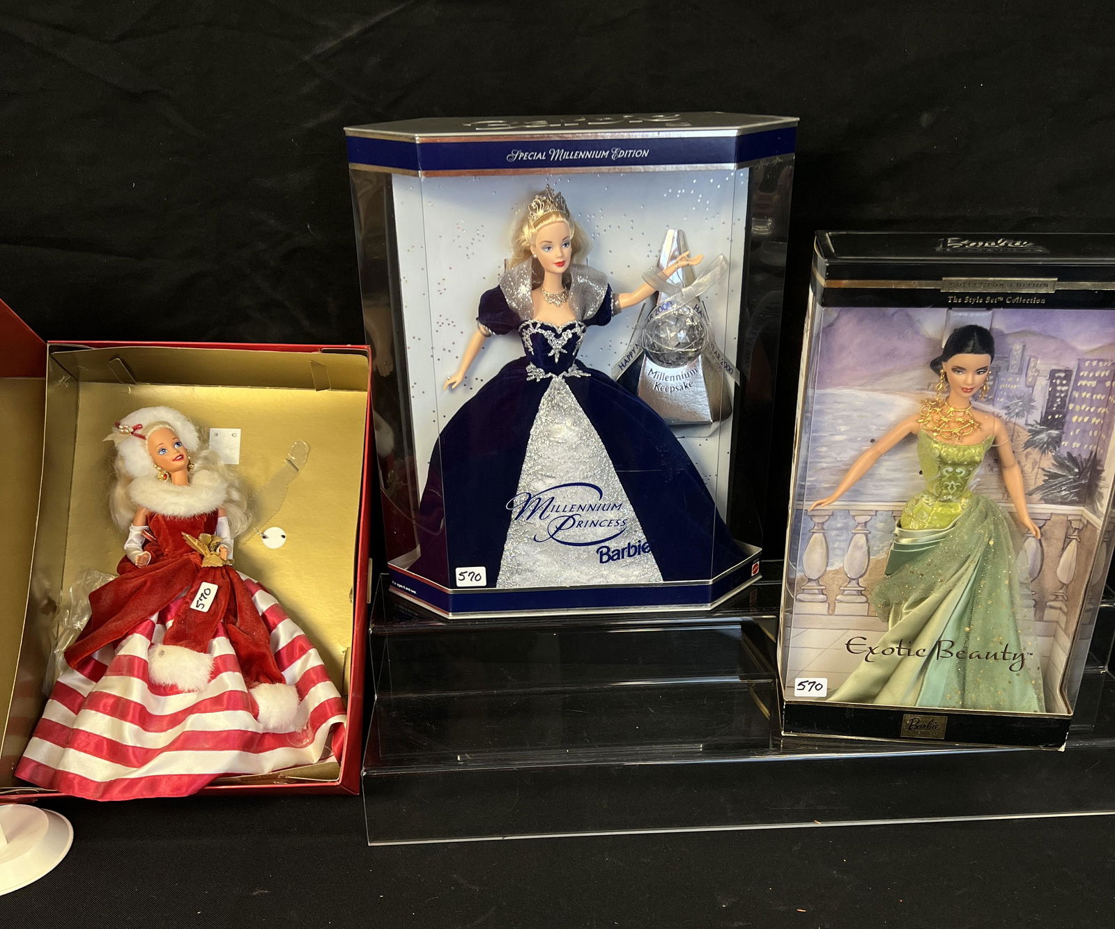 3 Designer Barbie Dolls in Original Boxes (1 of 10)