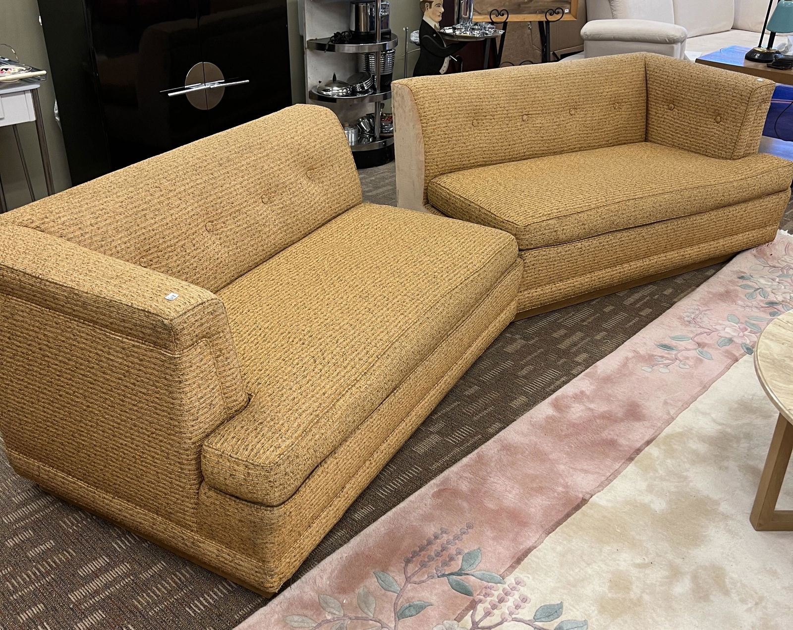 Edward Wormley For Dunbar "Modern" Dorothy Liebes Fabric (1 of 11)