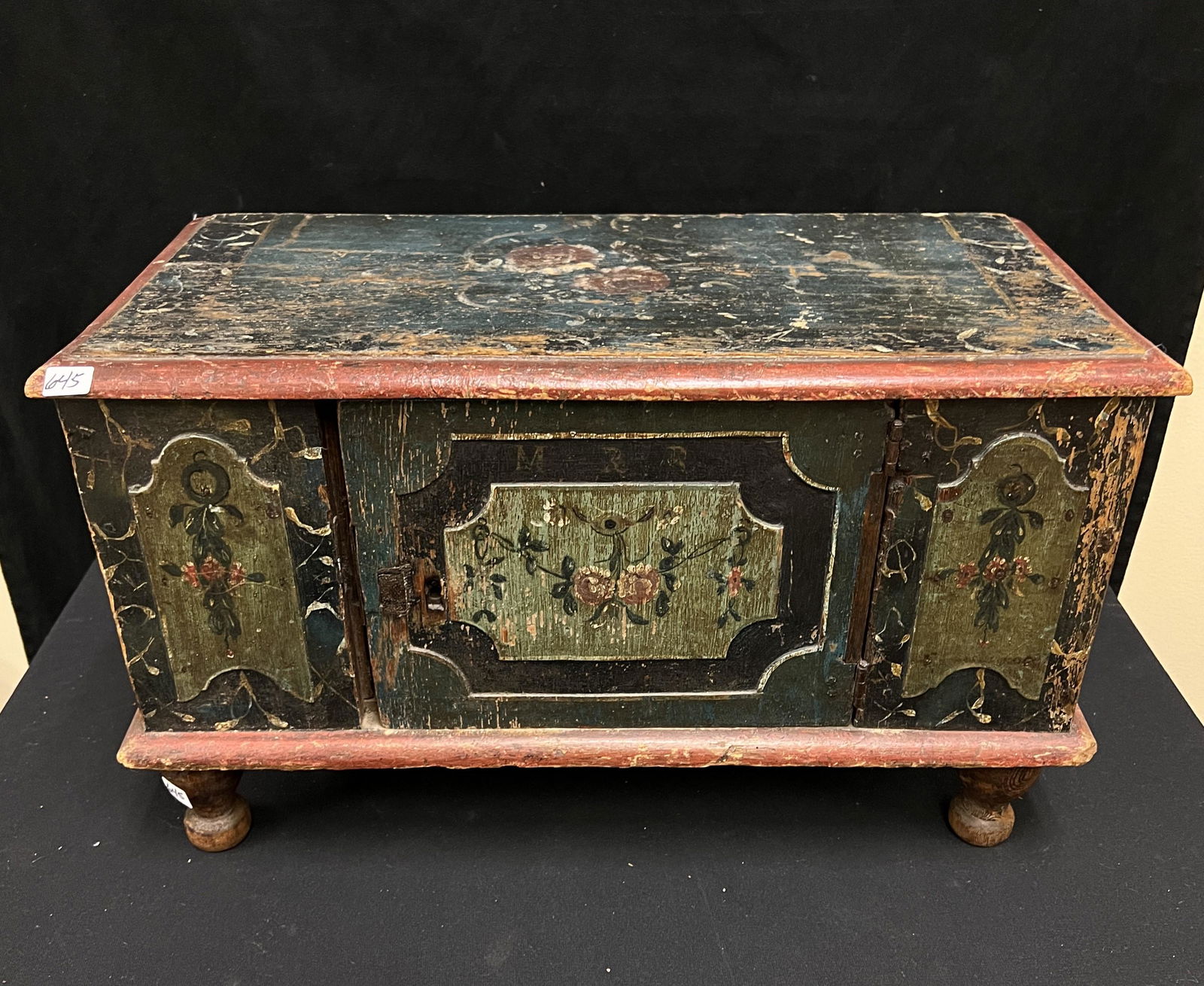 Early 1800s Dutch Hand-Painted Bridal Chest (1 of 8)