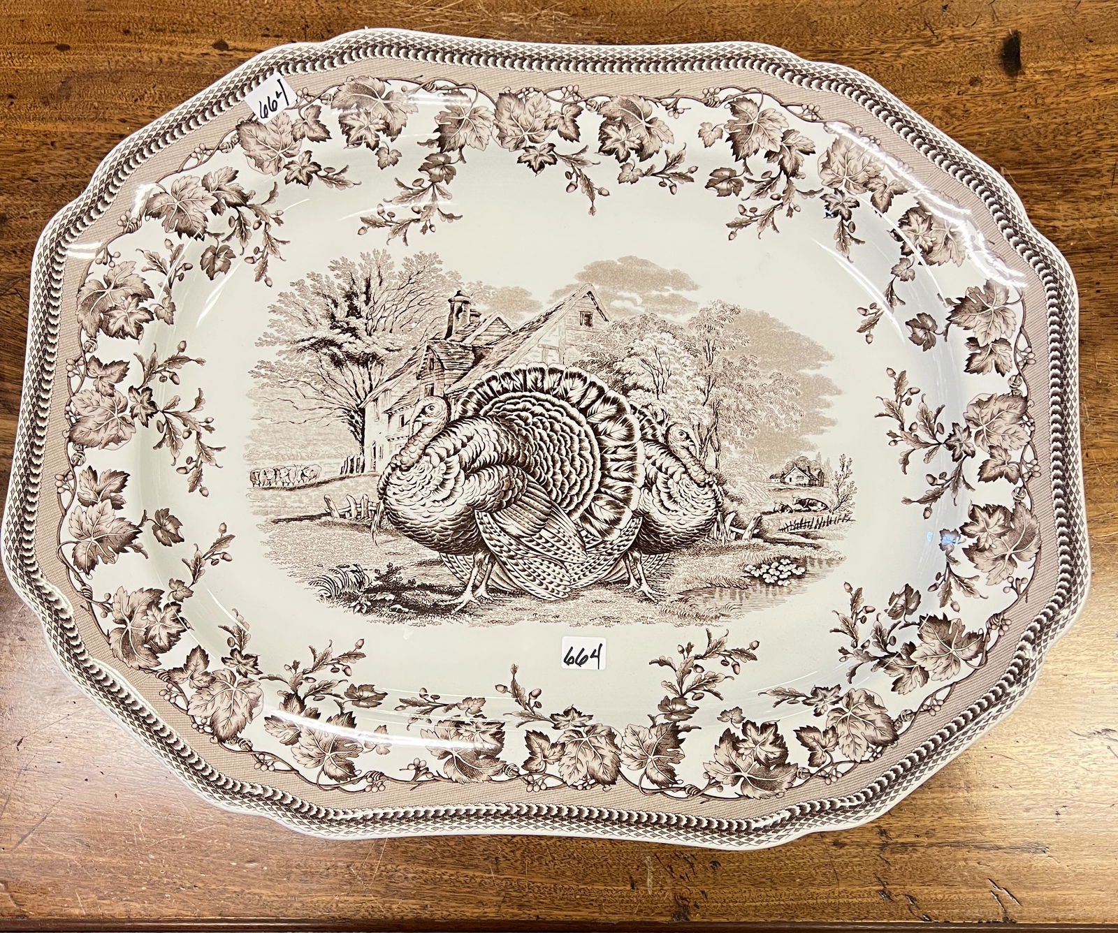 Large Spode Turkey Platter (1 of 4)