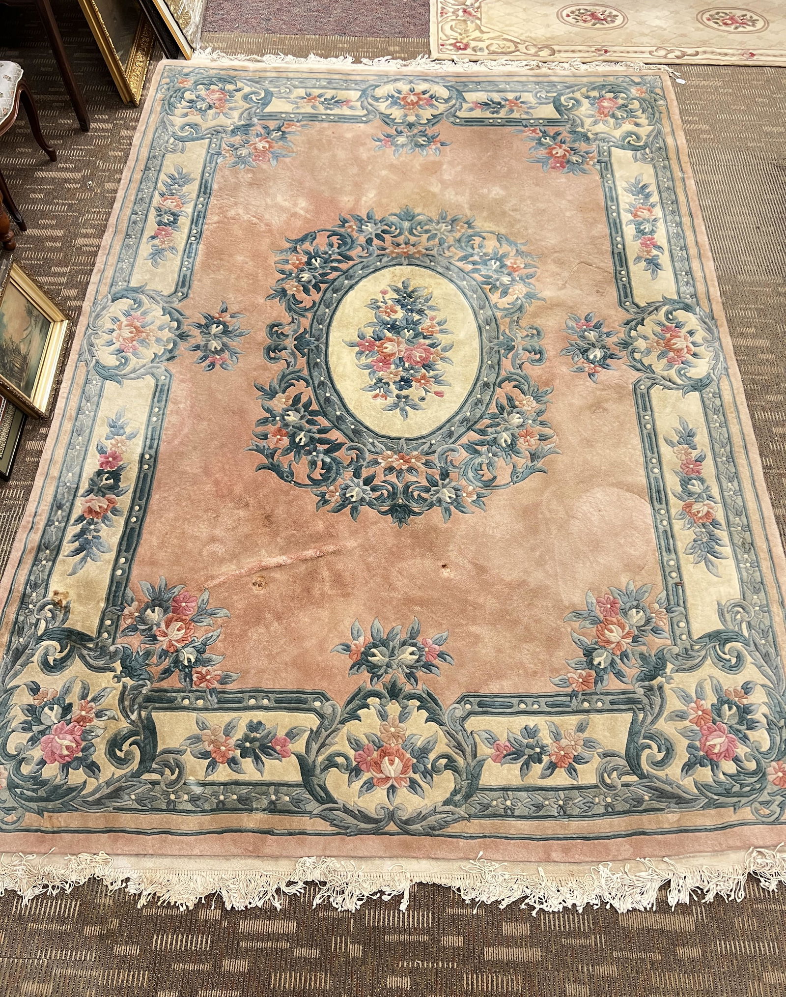 Machine-Made Large Pastel Rug (1 of 8)