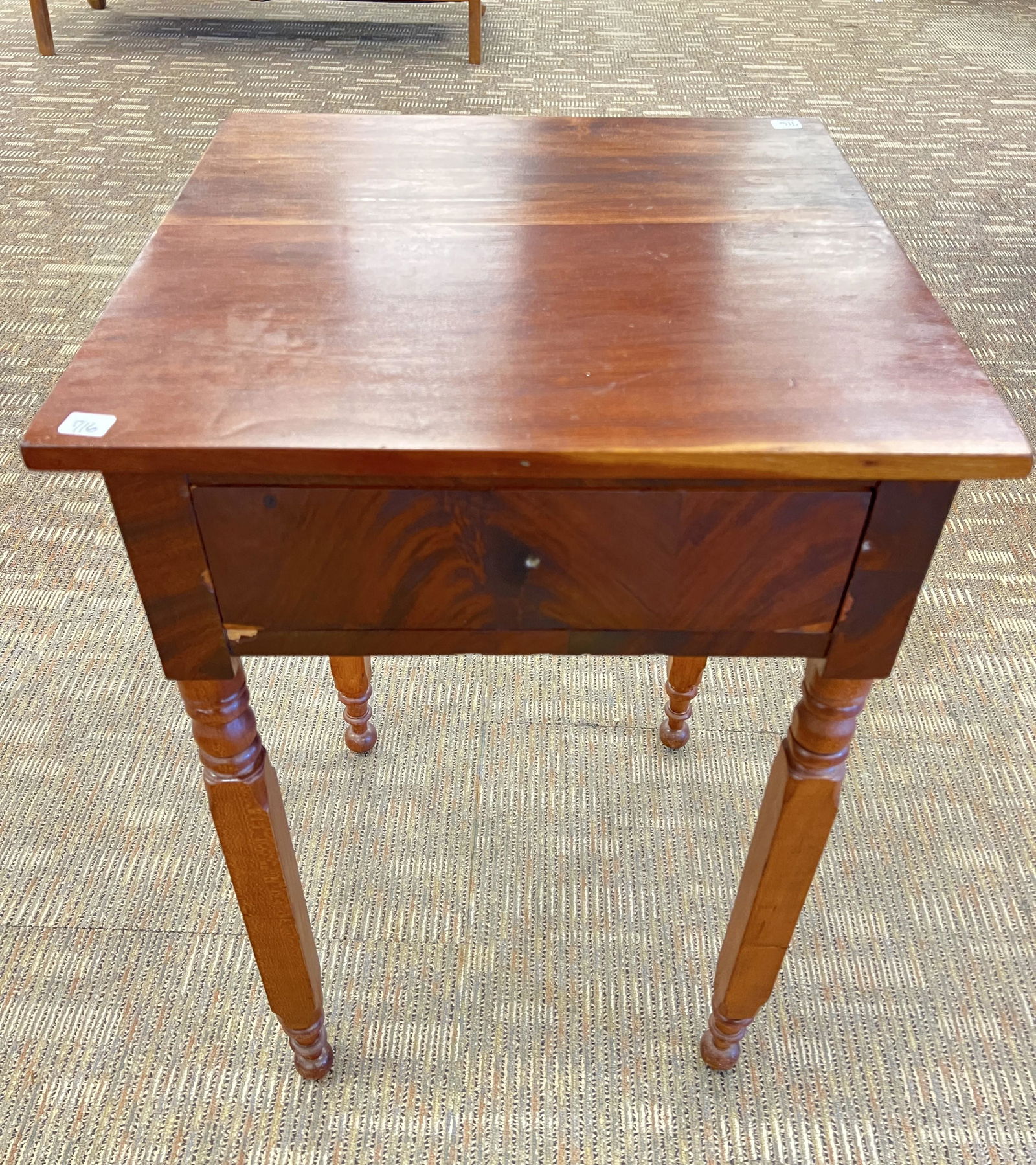 1850s-60s Mahogany & Cherry Single-Drawer Stand (1 of 6)