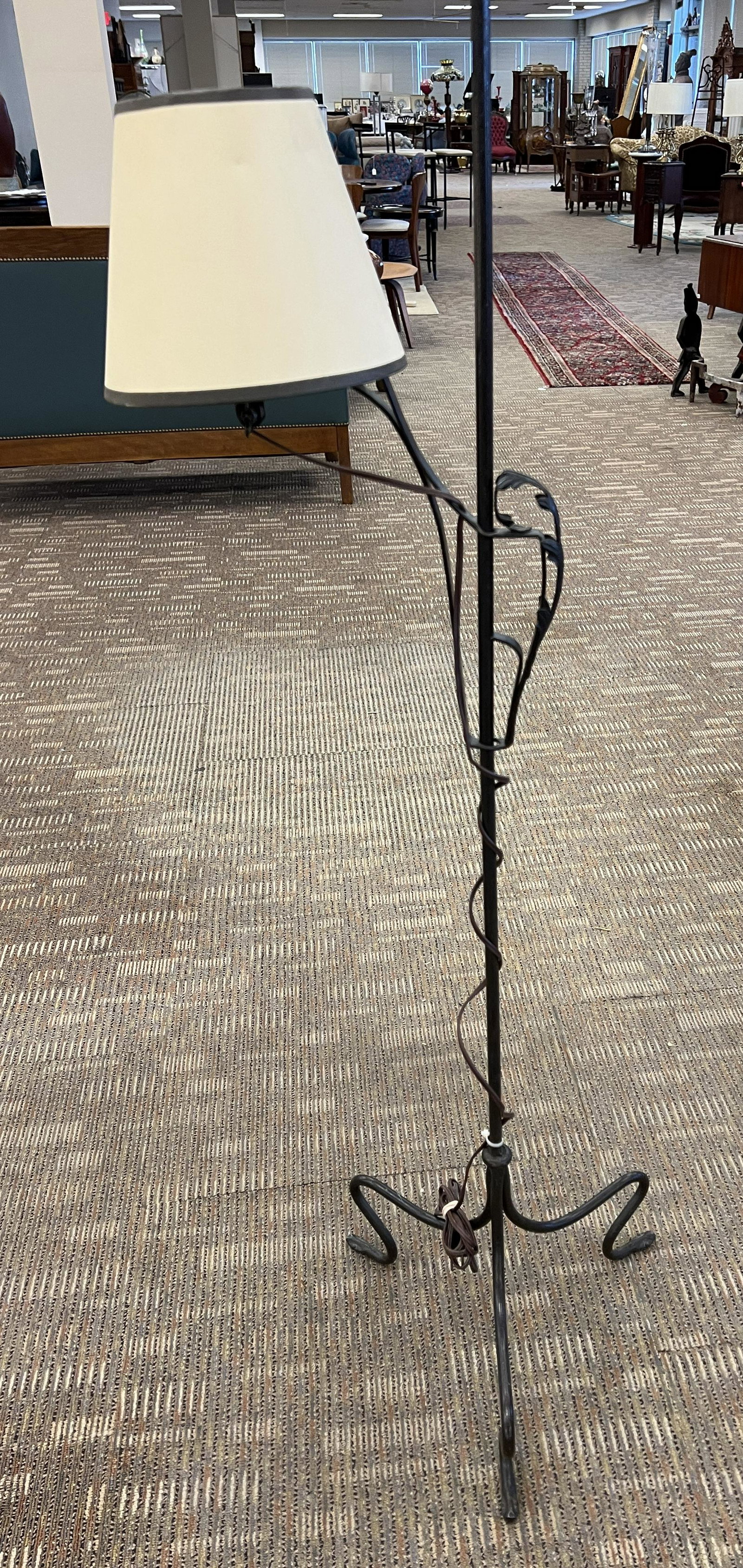 Hand-Forged Adjustable Bridge Lamp (1 of 8)