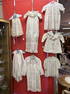 Group of Vintage White Children's Clothing