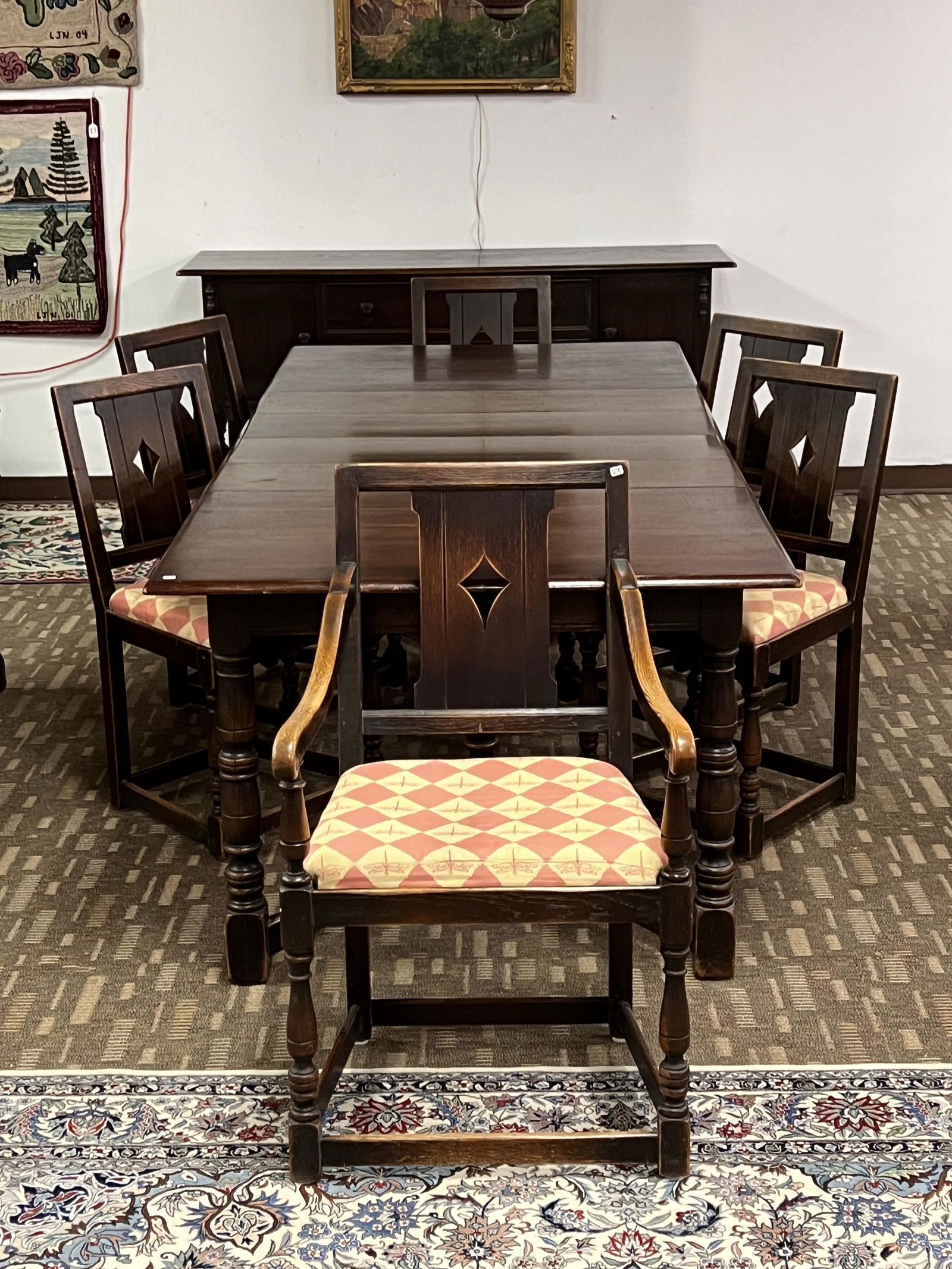 Storybook Arts & Crafts Dining Room Set (1 of 14)