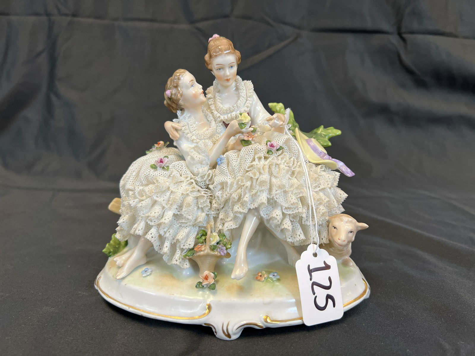 Crown Mark Dresden Figurine (1 of 6)