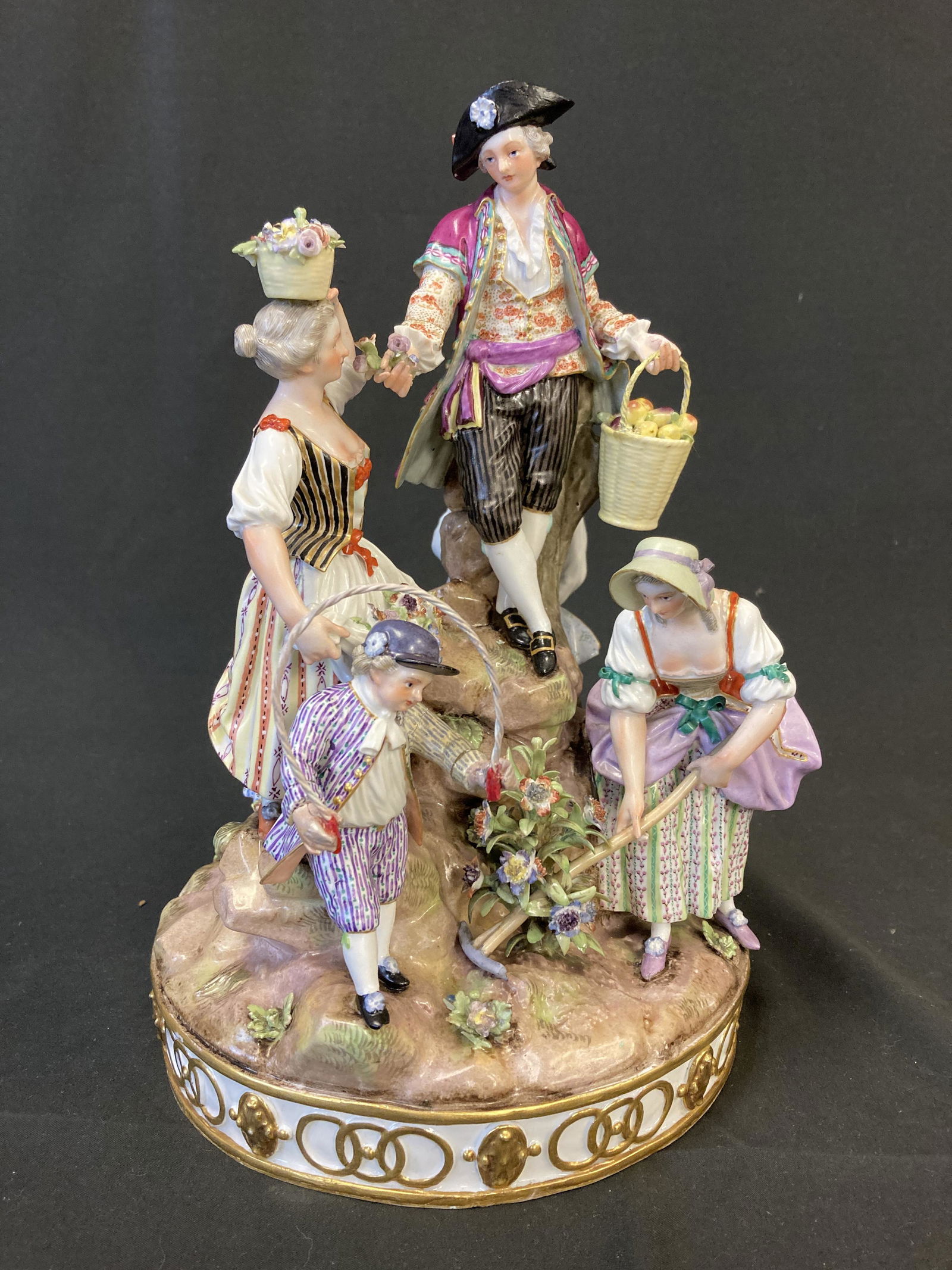 Turn of the Century Dresden Style Family Scene (1 of 13)