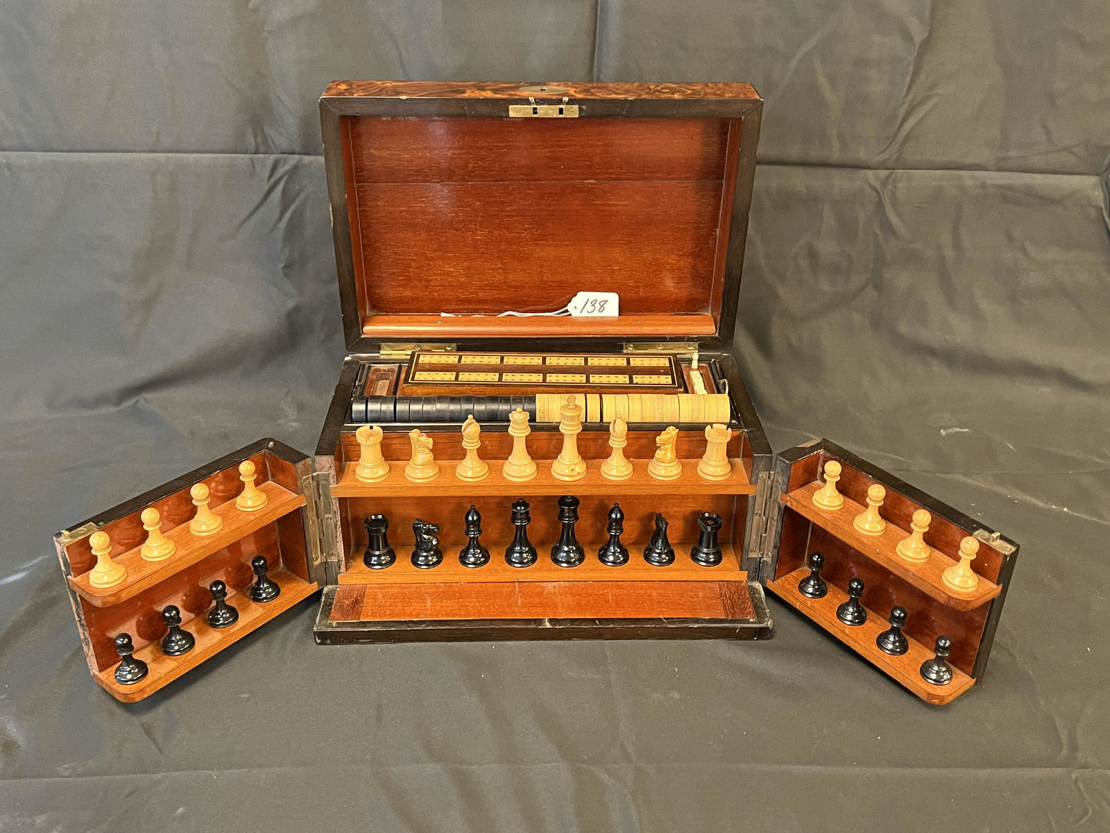 Civil War-Era Coromandel Game Box (1 of 10)