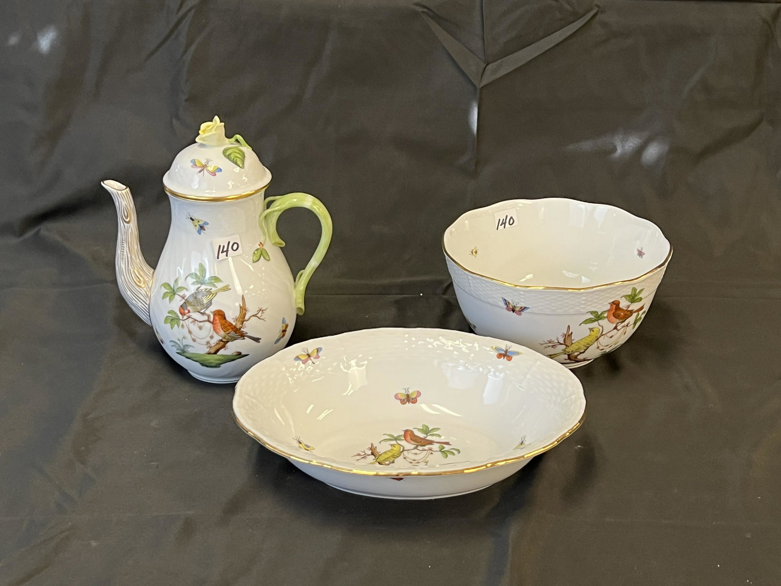 3 Pieces of Herend China (1 of 12)