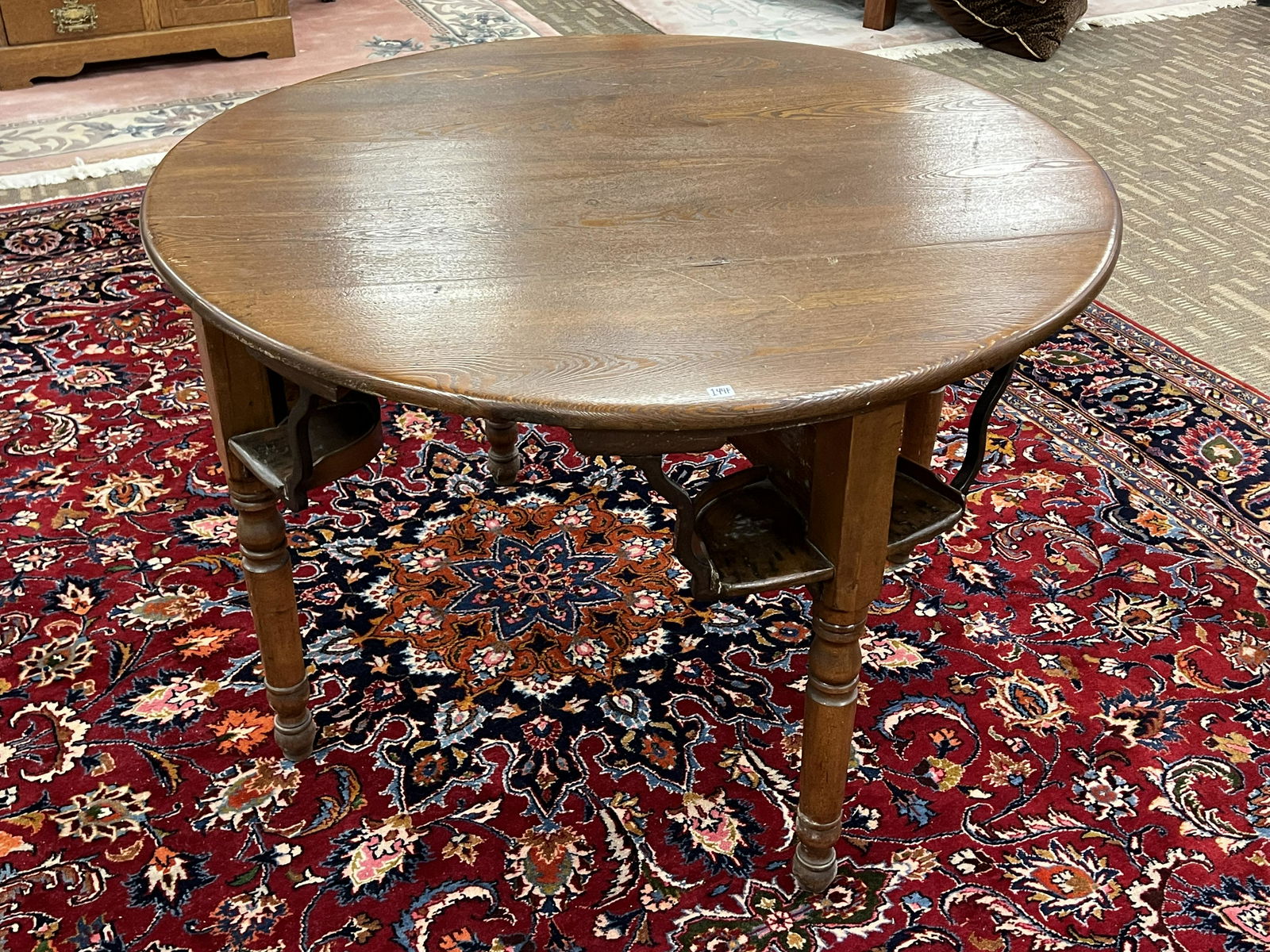 1880s Round Tavern Table w/ Pockets (1 of 5)