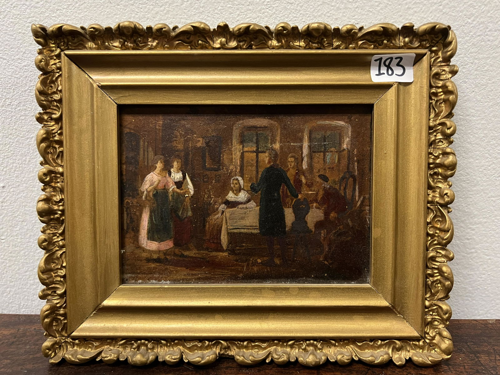 Oil-on-Board Painting of Goethe (1 of 6)