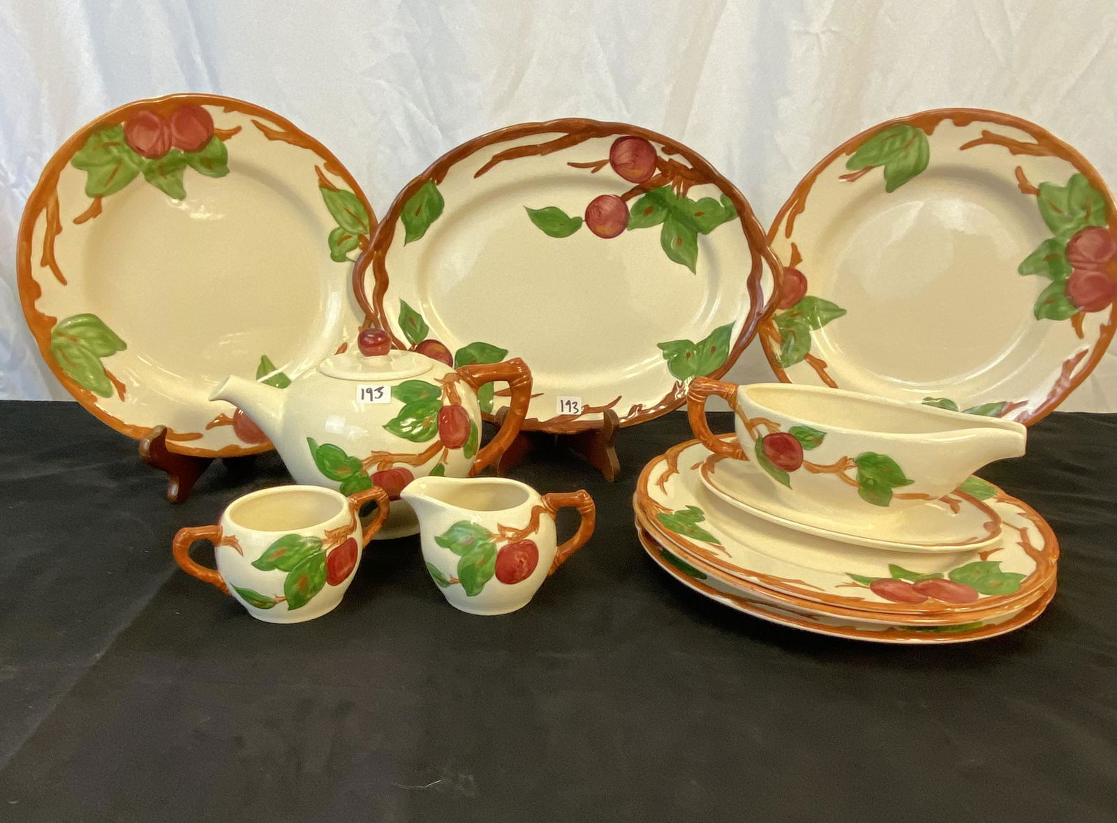 Franciscan Ware "Apple Blossom" Assorted Group (1 of 8)