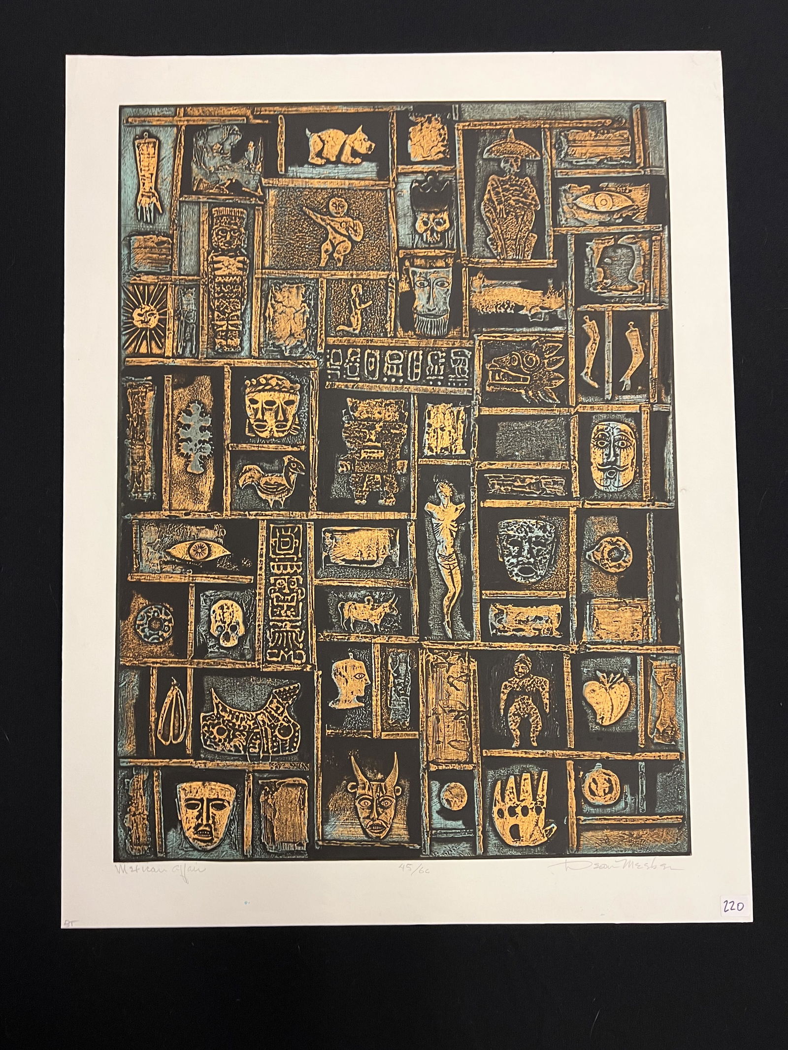 Dean Meeker 1960's Polymer Intaglio (1 of 8)