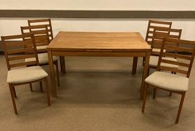 MCM  Dyrlund  Teak DIning Table-6  Skovby  Chairs (1 of 19)