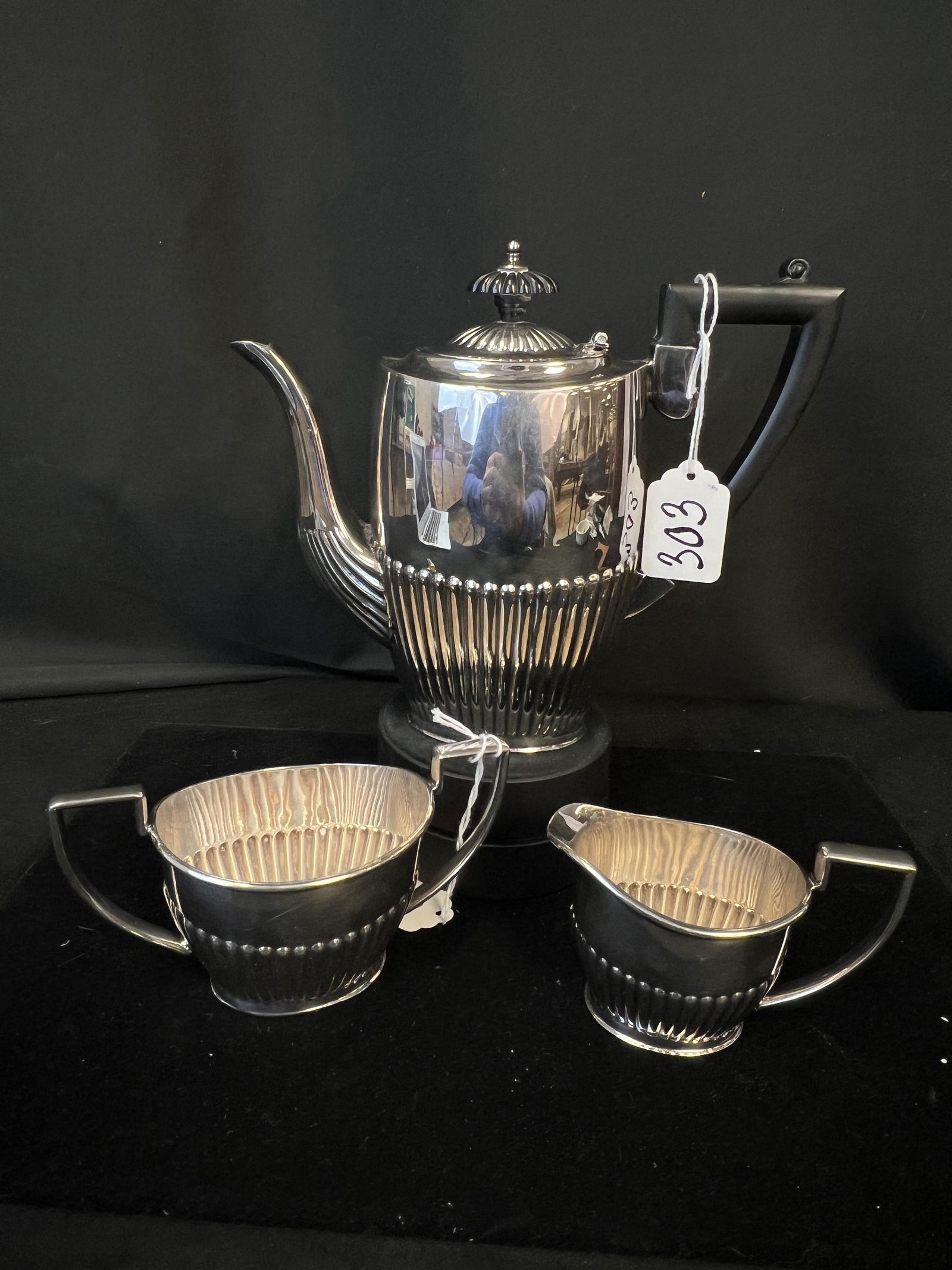Sheffield Silverplate Tea Service (1 of 7)