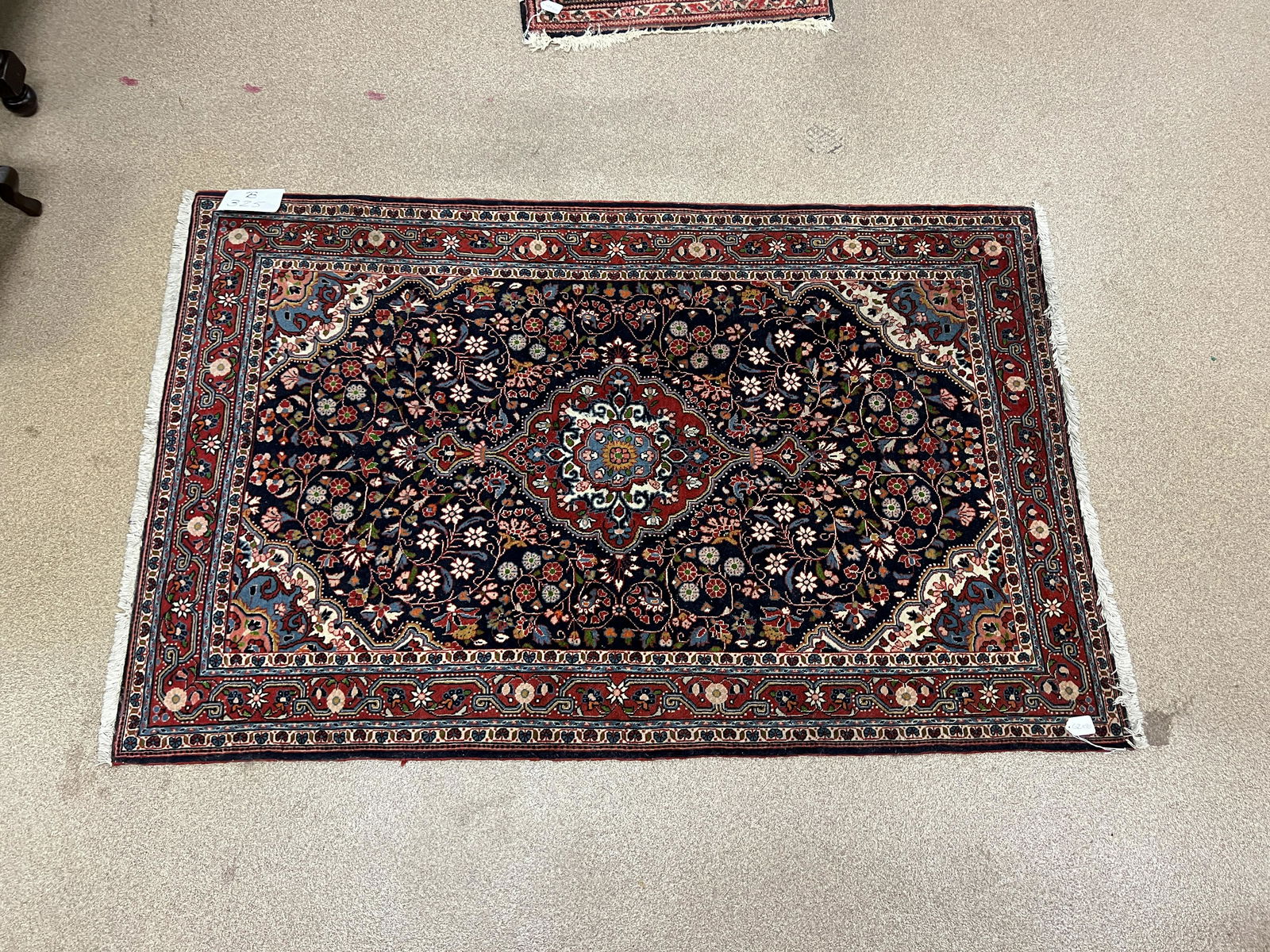 Finely-Knotted Hand-Tied Middle Eastern Rug (1 of 4)