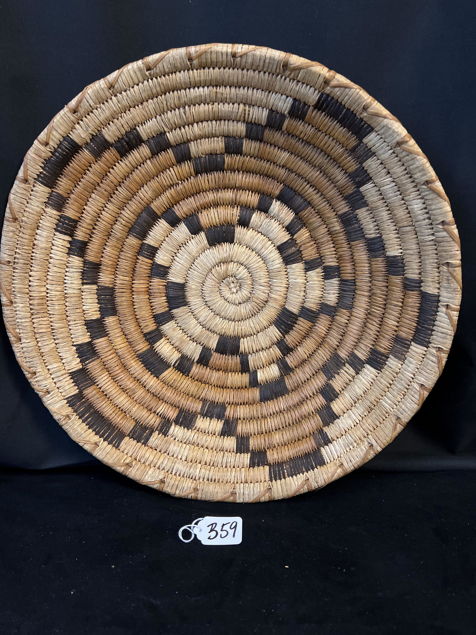 Papago Woven Coil Basket (1 of 5)