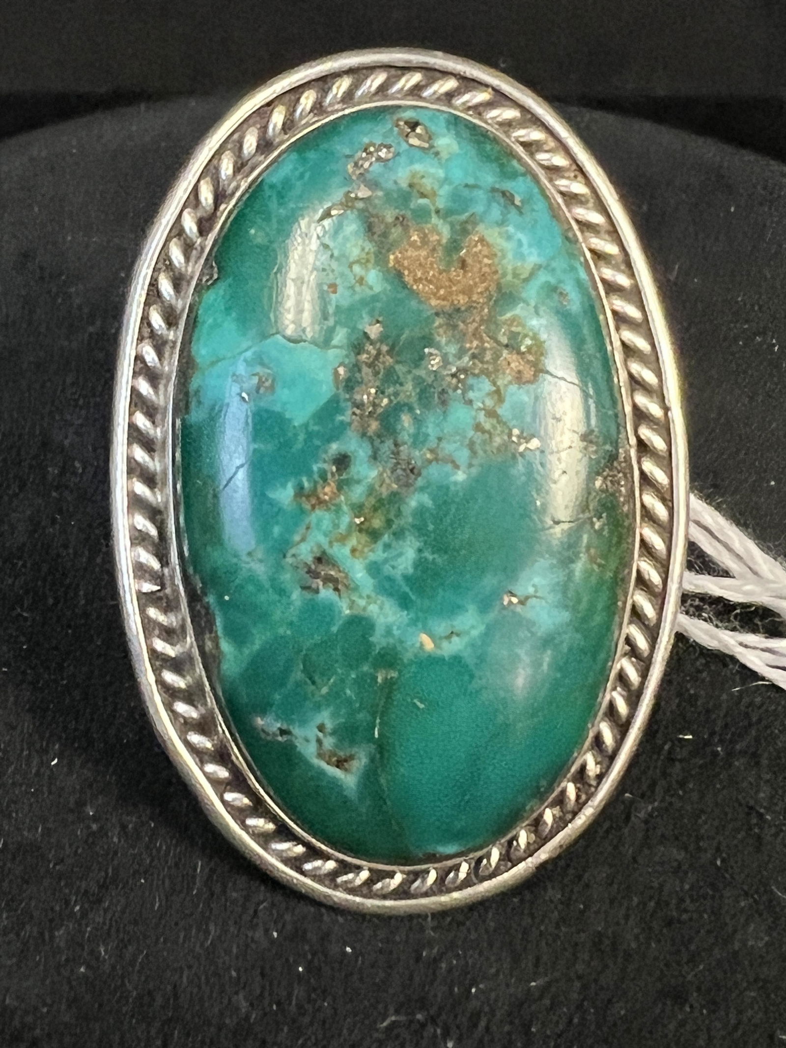 Large Signed Turquoise Ring (1 of 4)