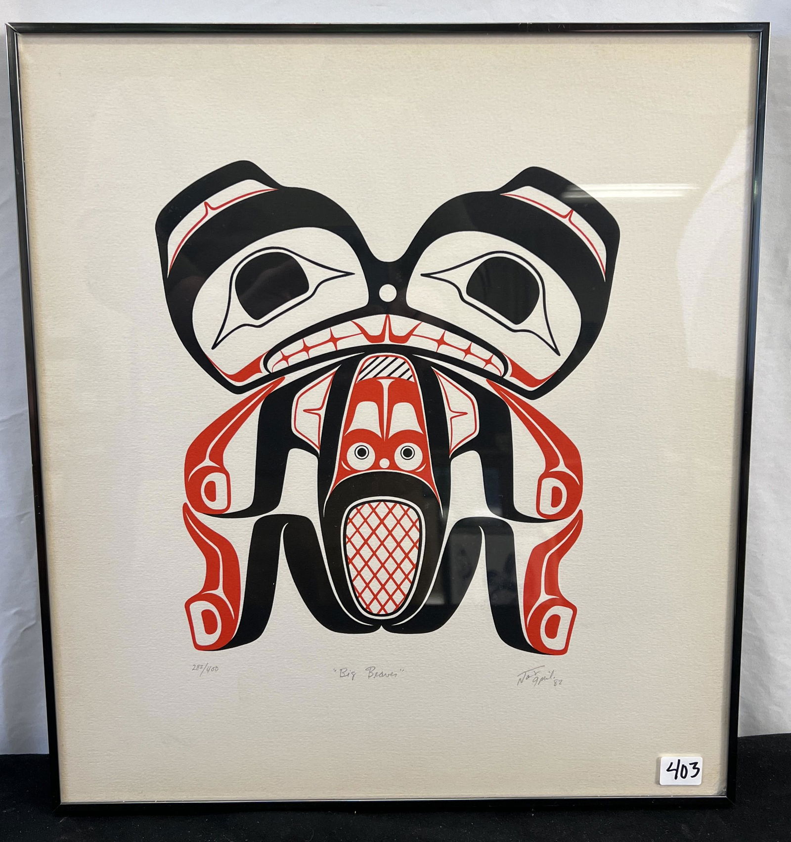 Norman Tait Nisga'a Serigraph C.1982 (1 of 6)