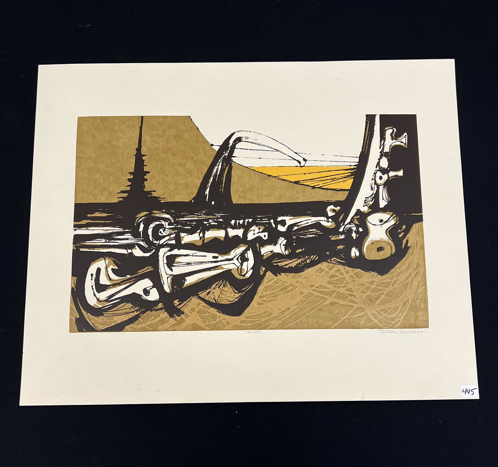 Dean Meeker MCM Abstract Serigraph (1 of 6)