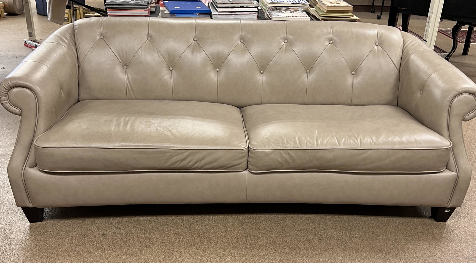 Natuzzi Italian Leather Sofa (1 of 9)