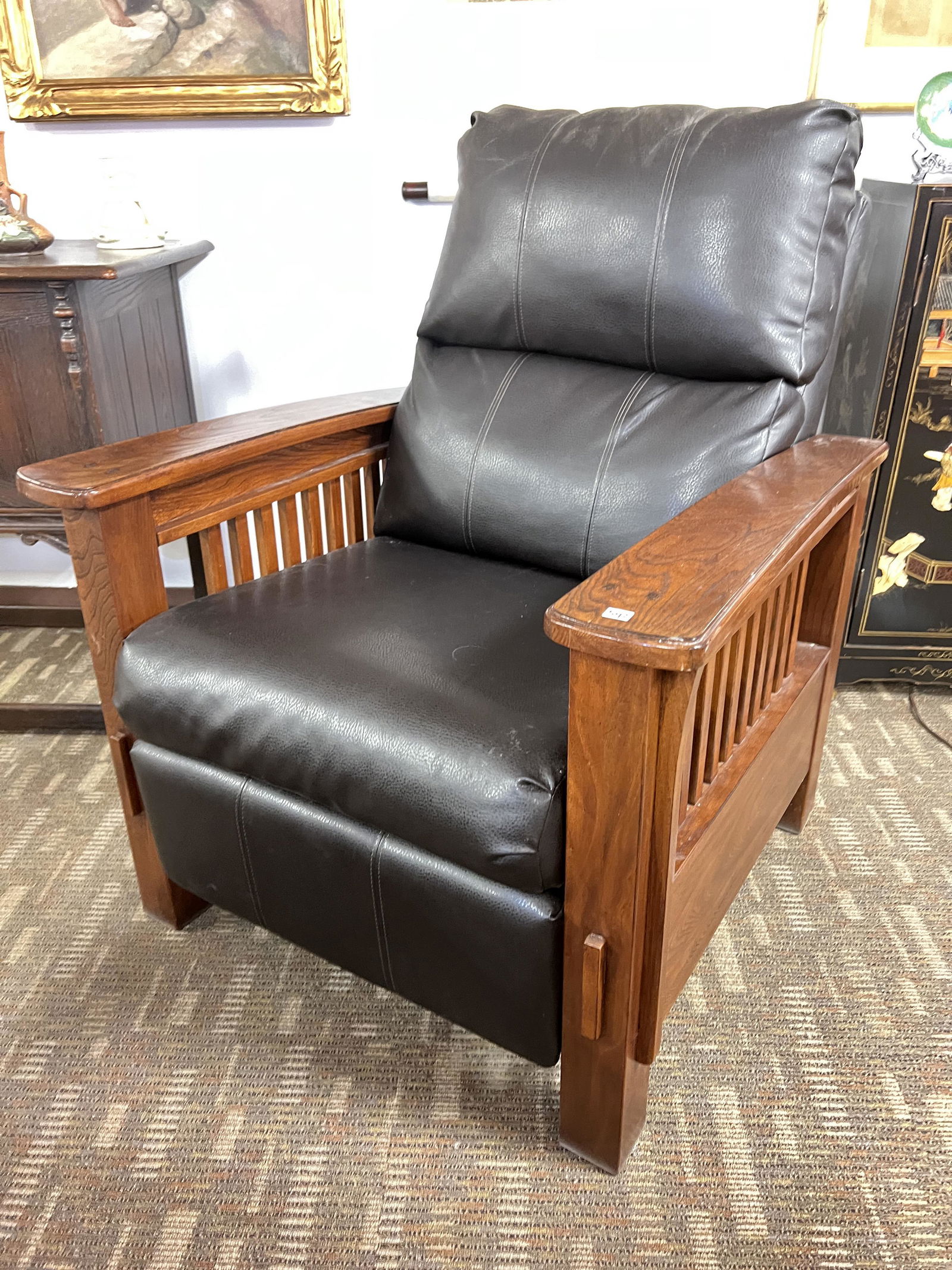 Arts & Crafts Morris Chair Recliner (1 of 6)