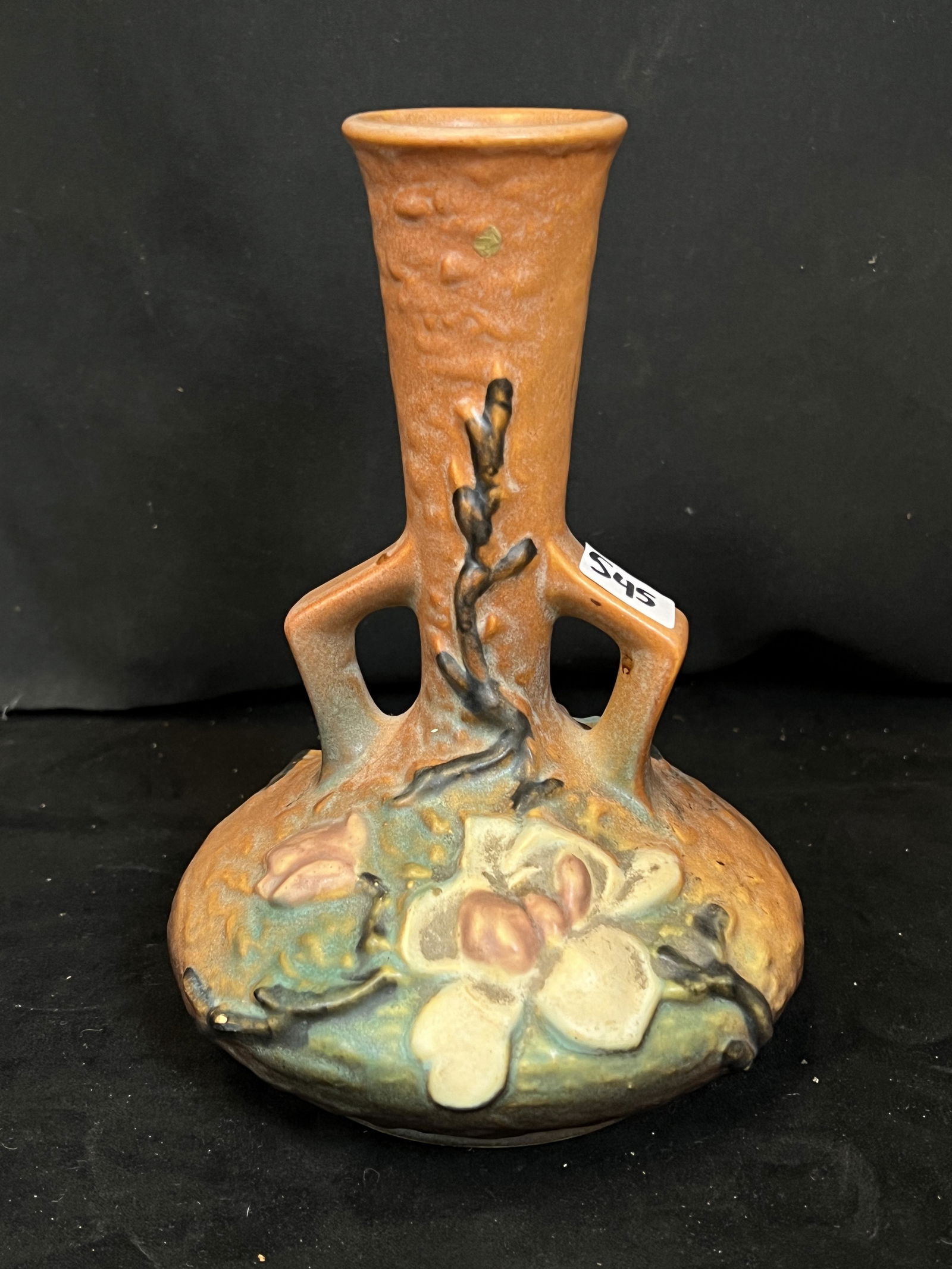 Roseville "Dogwood" 2-Handle Vase (1 of 4)