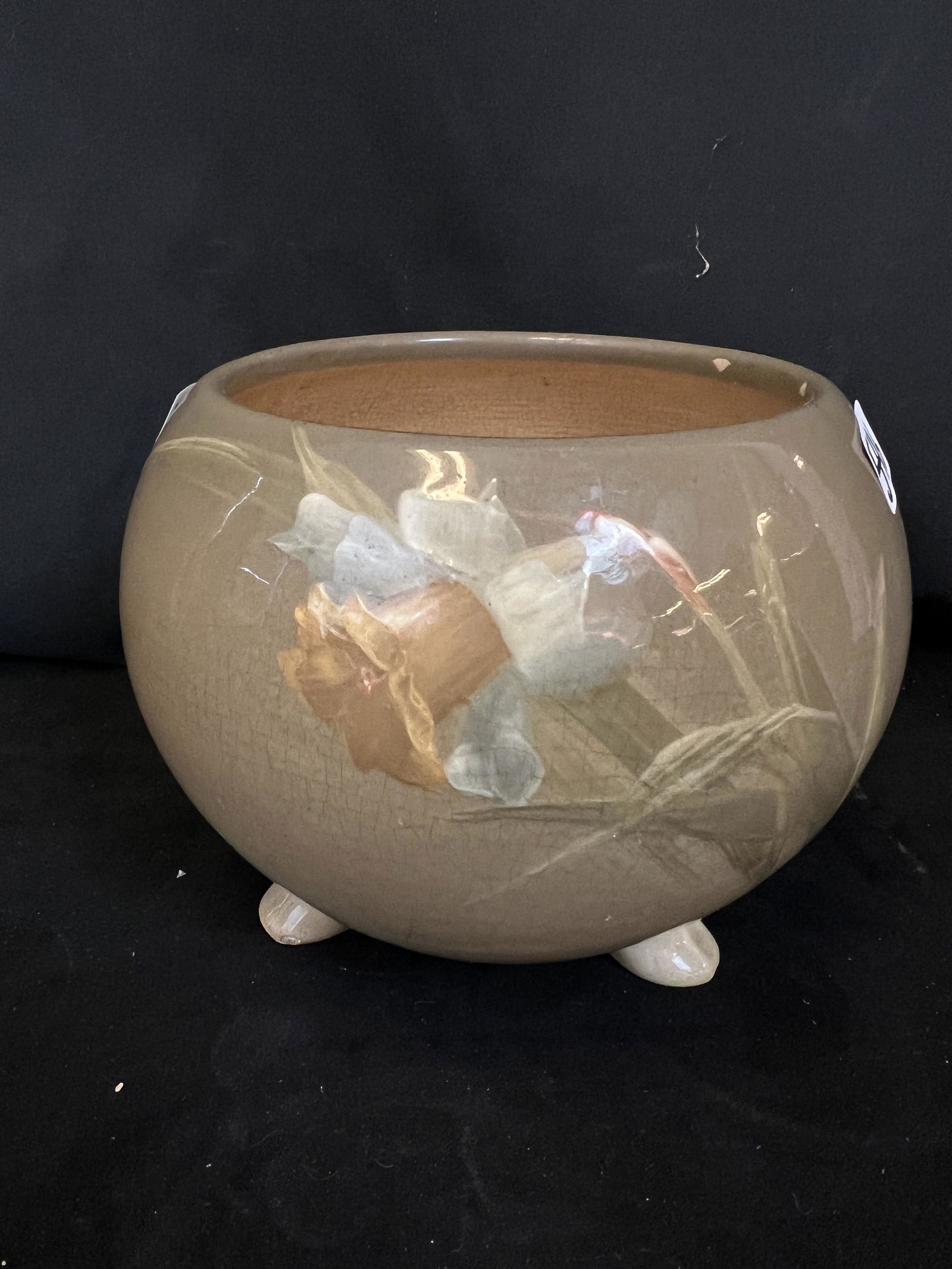 A Small Bulbous Weller Vase (1 of 6)