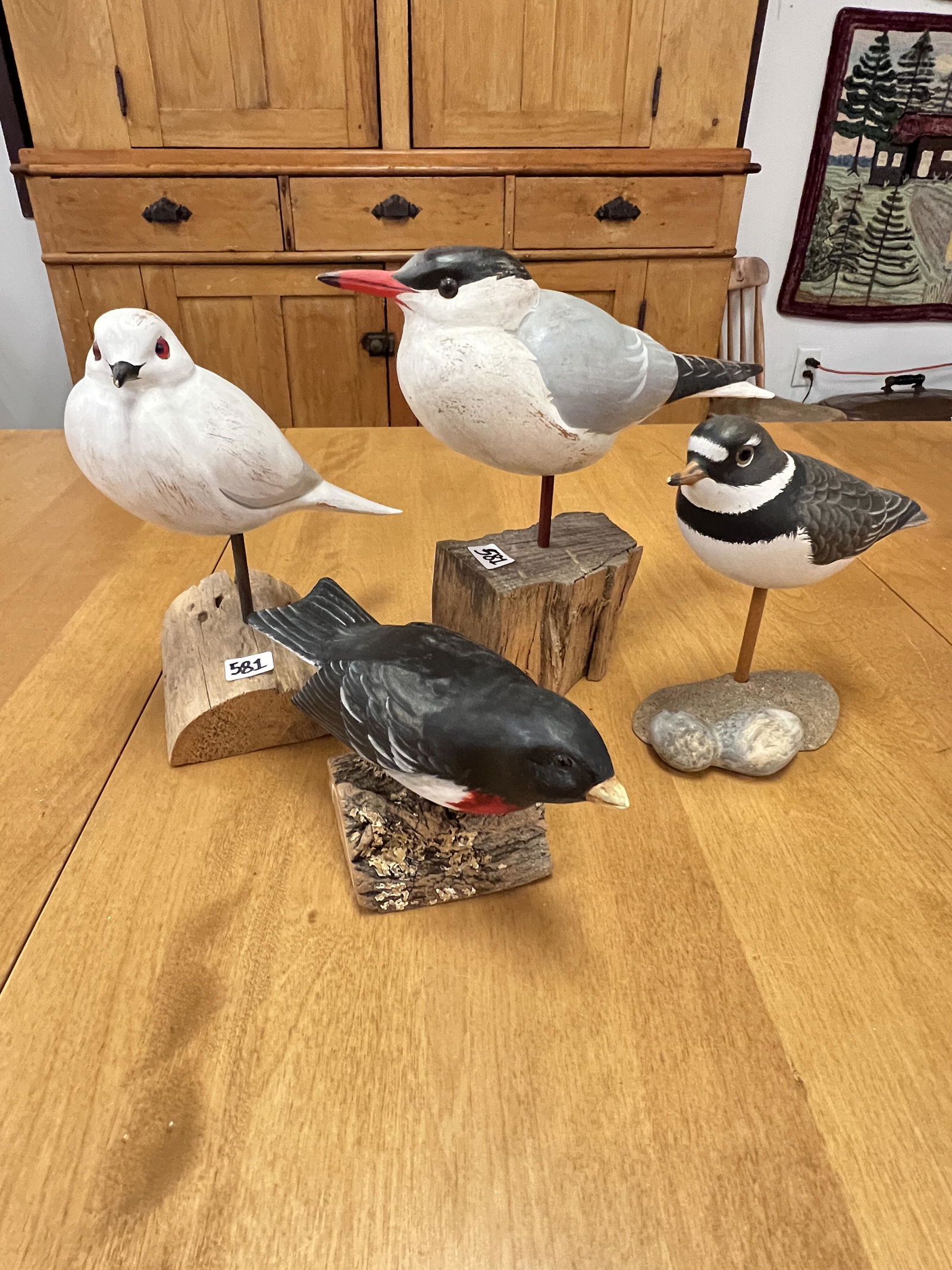 Four Artist-Signed Shore Birds (1 of 15)