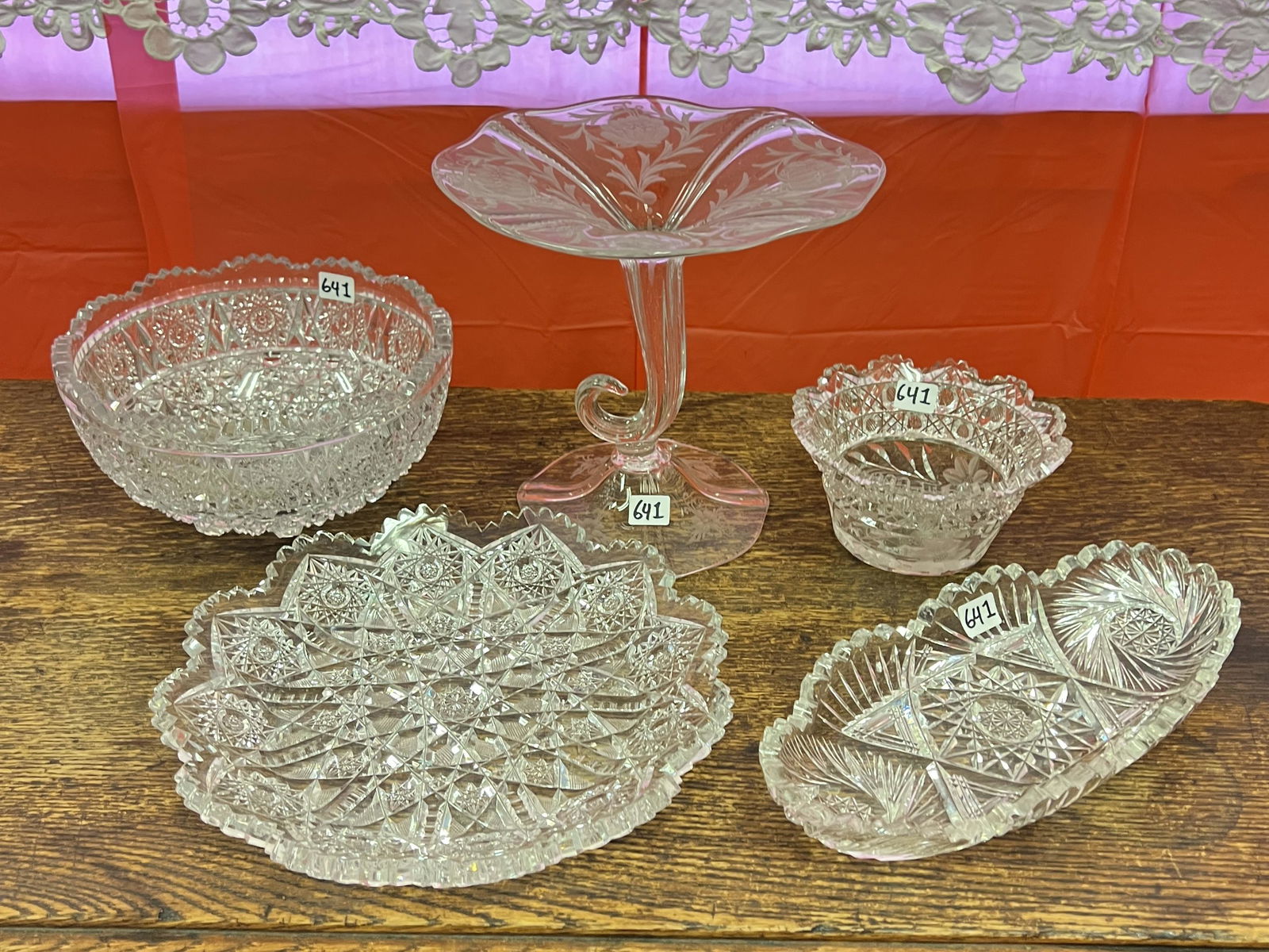 Cut-Crystal Compote, Bowl, Relish, More (1 of 10)