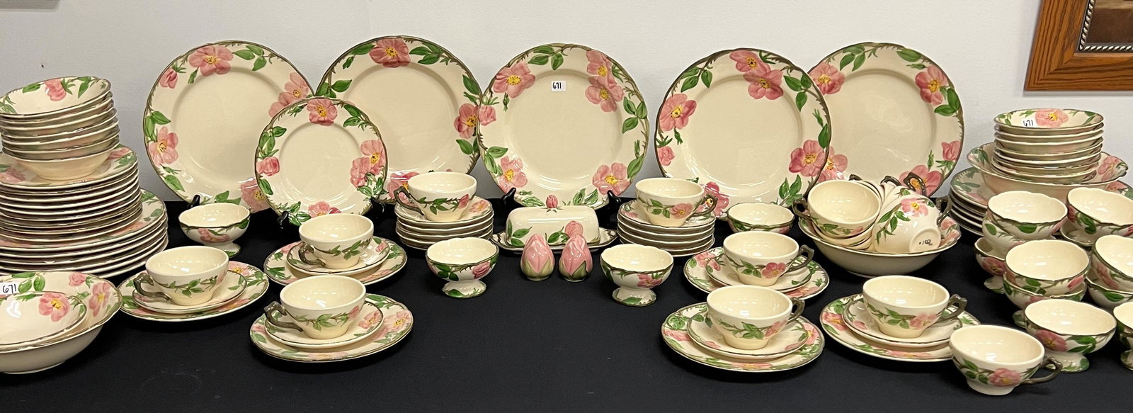 Franciscanware Dessert Rose  Service 16 (1 of 8)