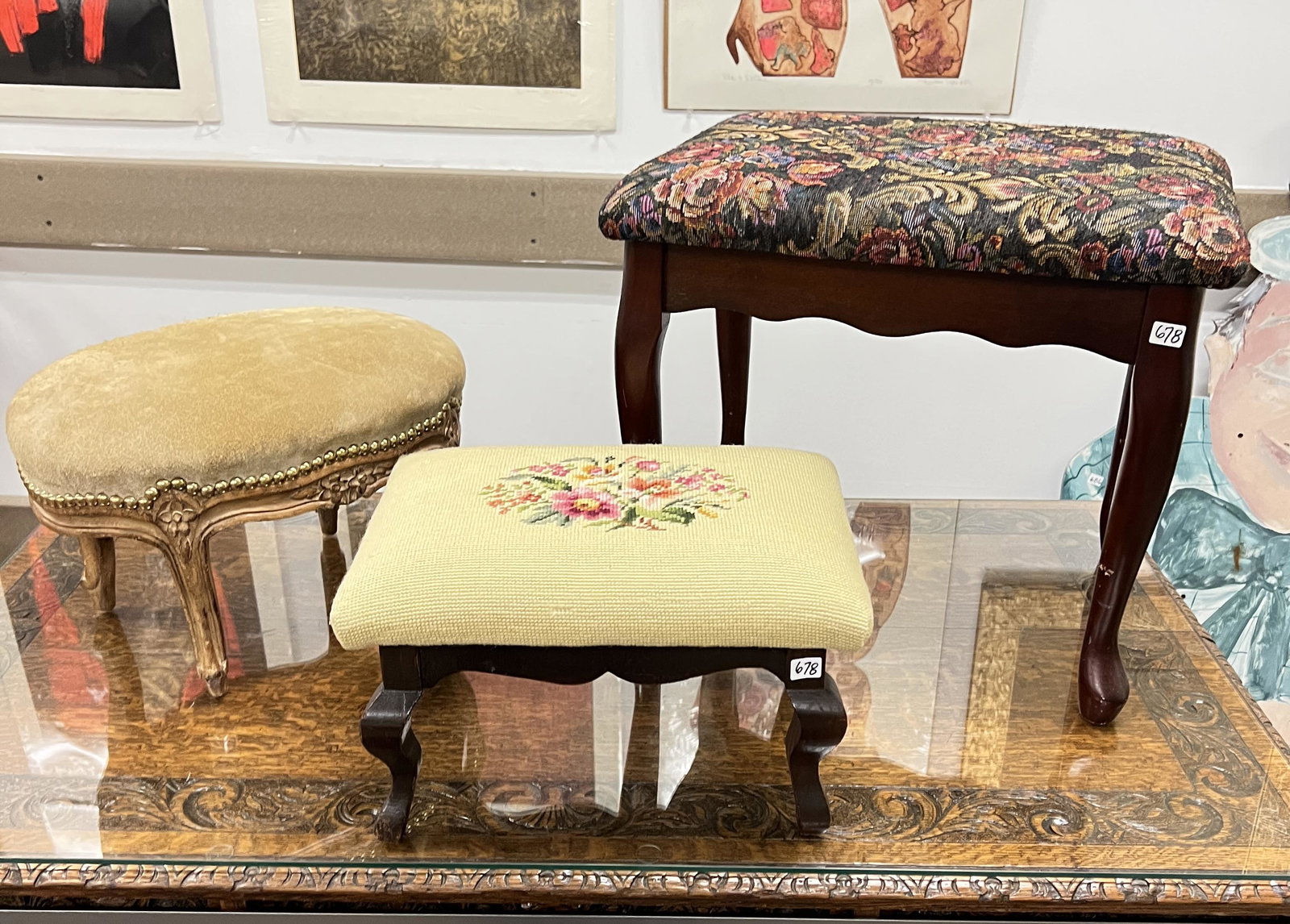 Antique Footstool, More! (1 of 13)