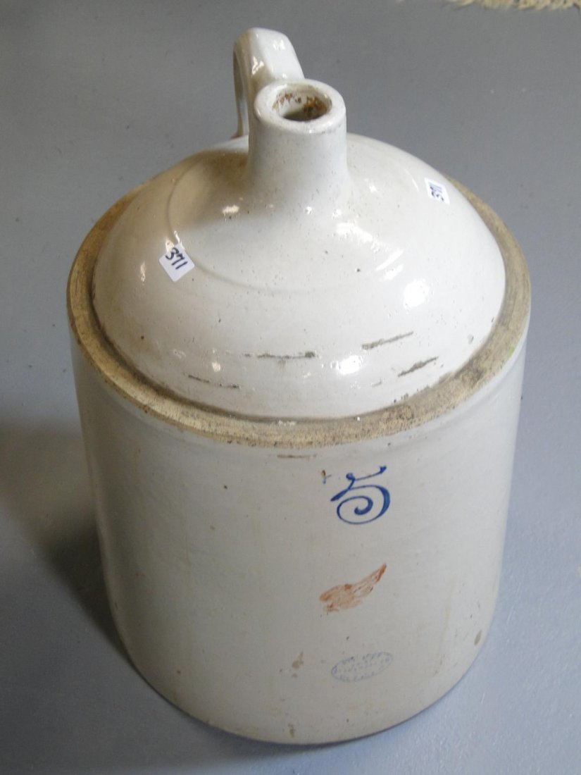 A five gallon Red Wing stoneware jug in good condi: A five gallon Red Wing stoneware jug in good condition. Estimate $45-$50