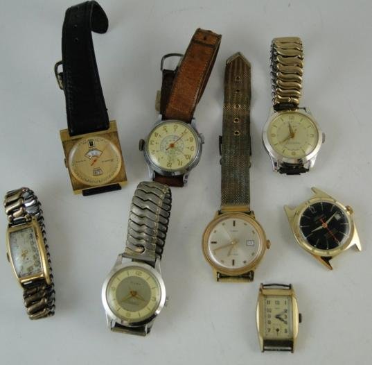Group of men's watches to include an Elgin, Timex,: Group of men's watches to include an Elgin, Timex, Cliff, Lucerne and others. Estimate $60-$70