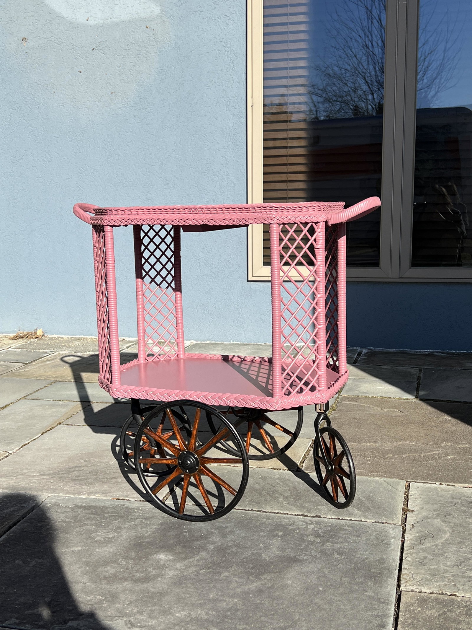 Heywood Wakefield 4-Wheel Tea Cart (1 of 9)
