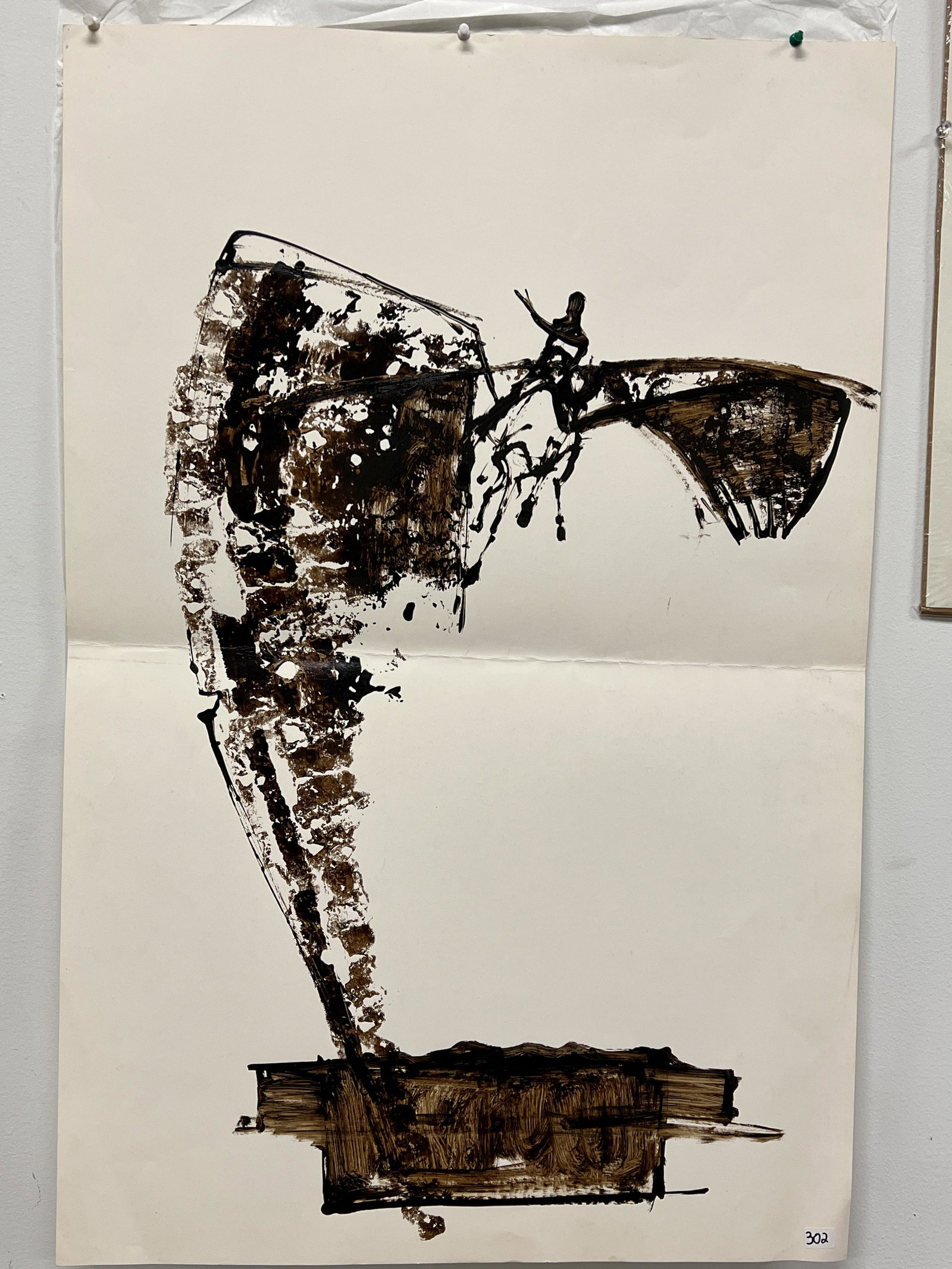 Dean Meeker Asphaltum Painting (1 of 5)