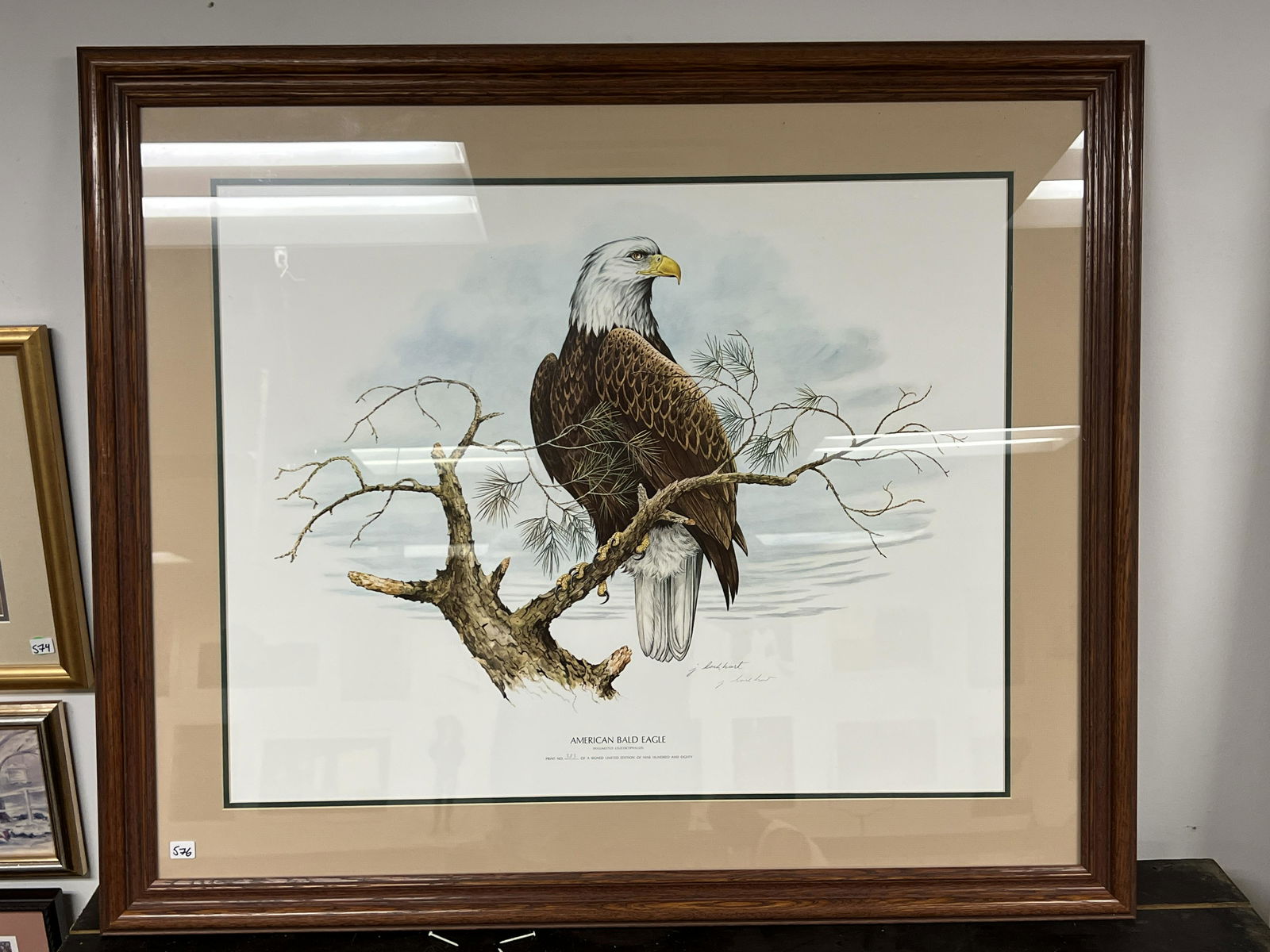 J. Lockhart Framed Eagle Print (1 of 6)