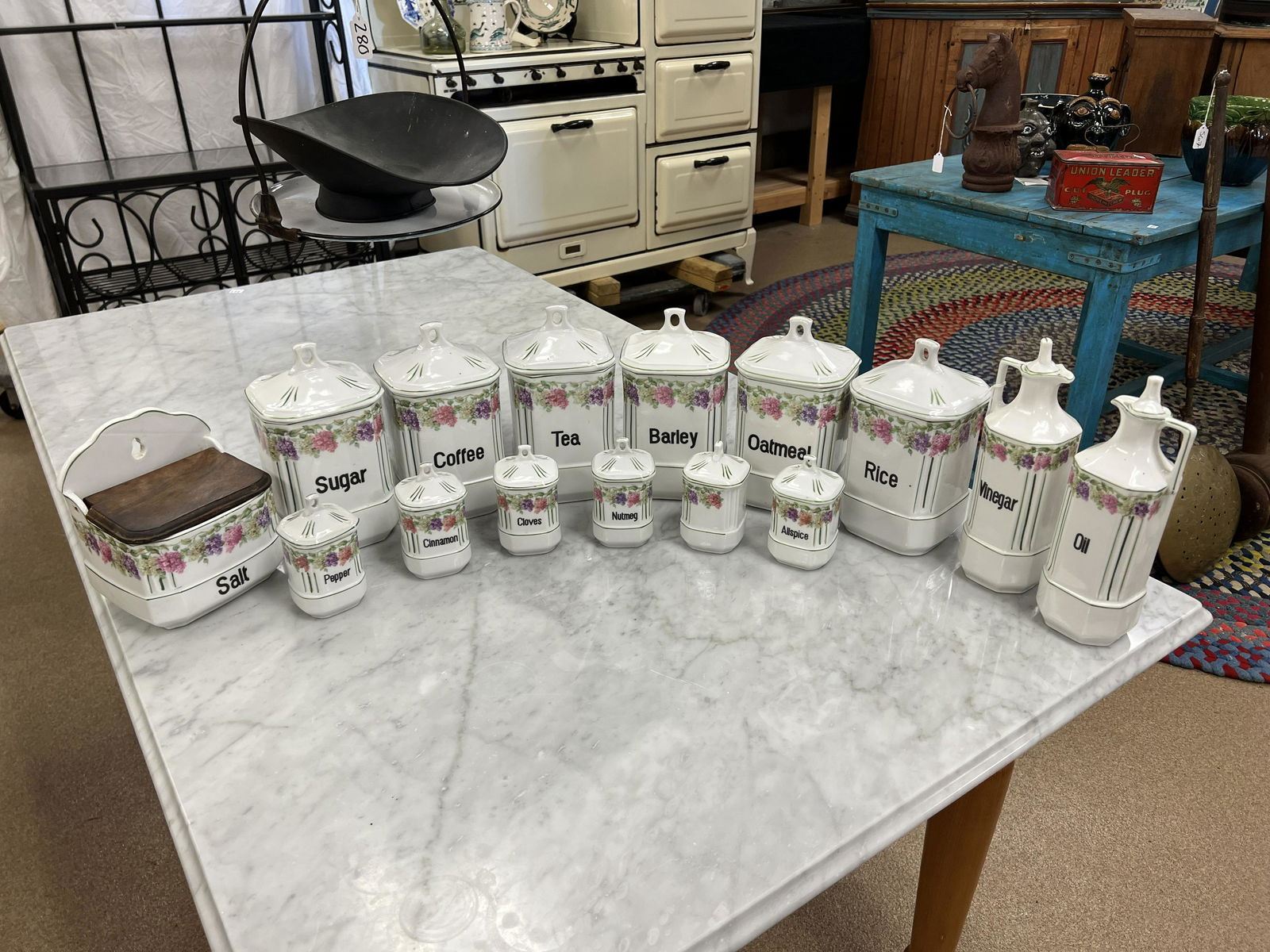 Complete Floral Canister Set (1 of 6)