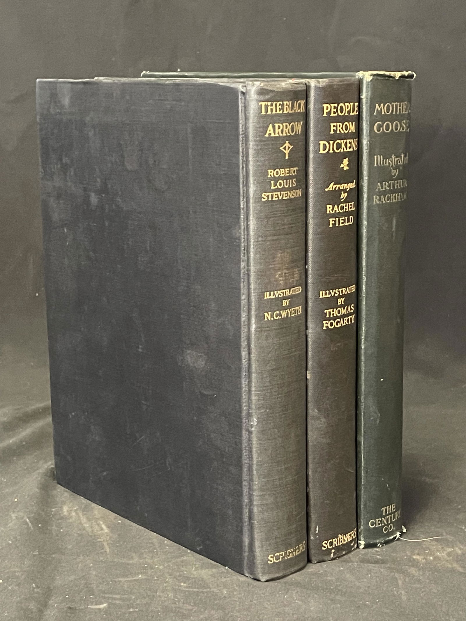 Lot of Antique Books: Stevenson, Field, Rackham (1 of 8)