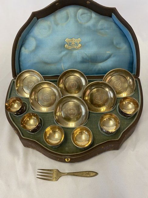 Sterling Silver Caviar Set (1 of 2)