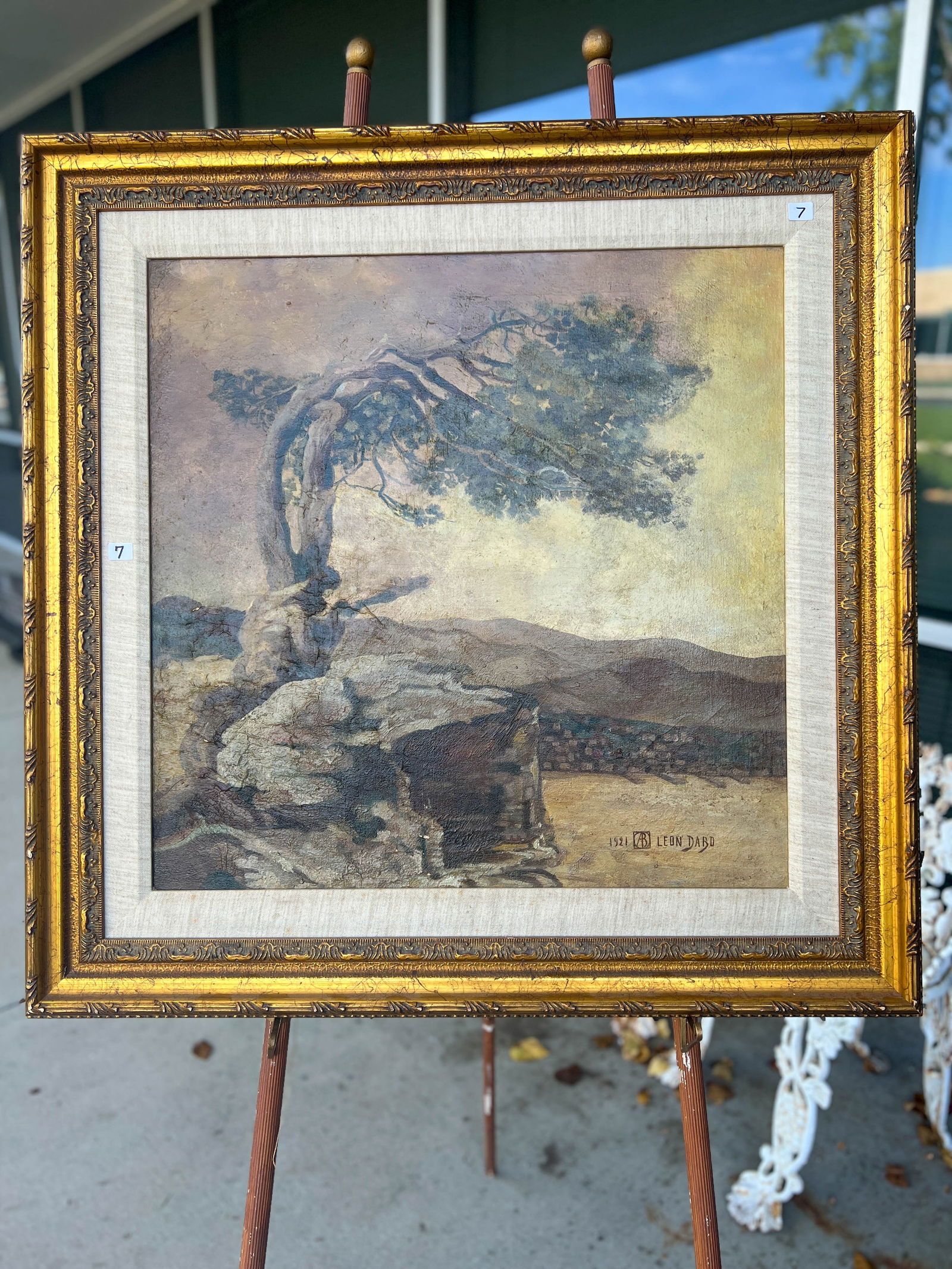 Oil on Canvas of a Landscape (1 of 5)