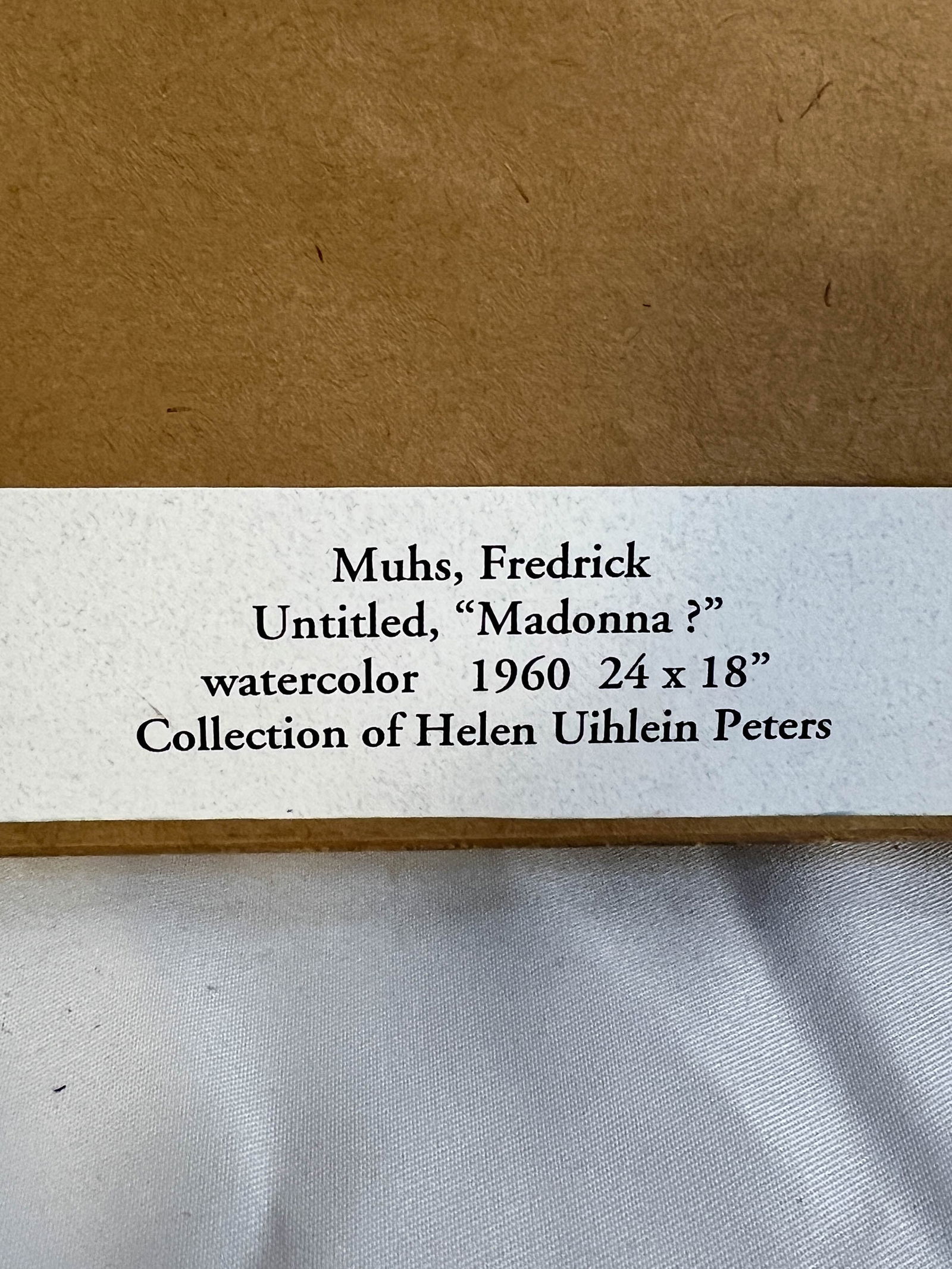 Frederik Muhs Watercolor portrait of a woman (1 of 8)