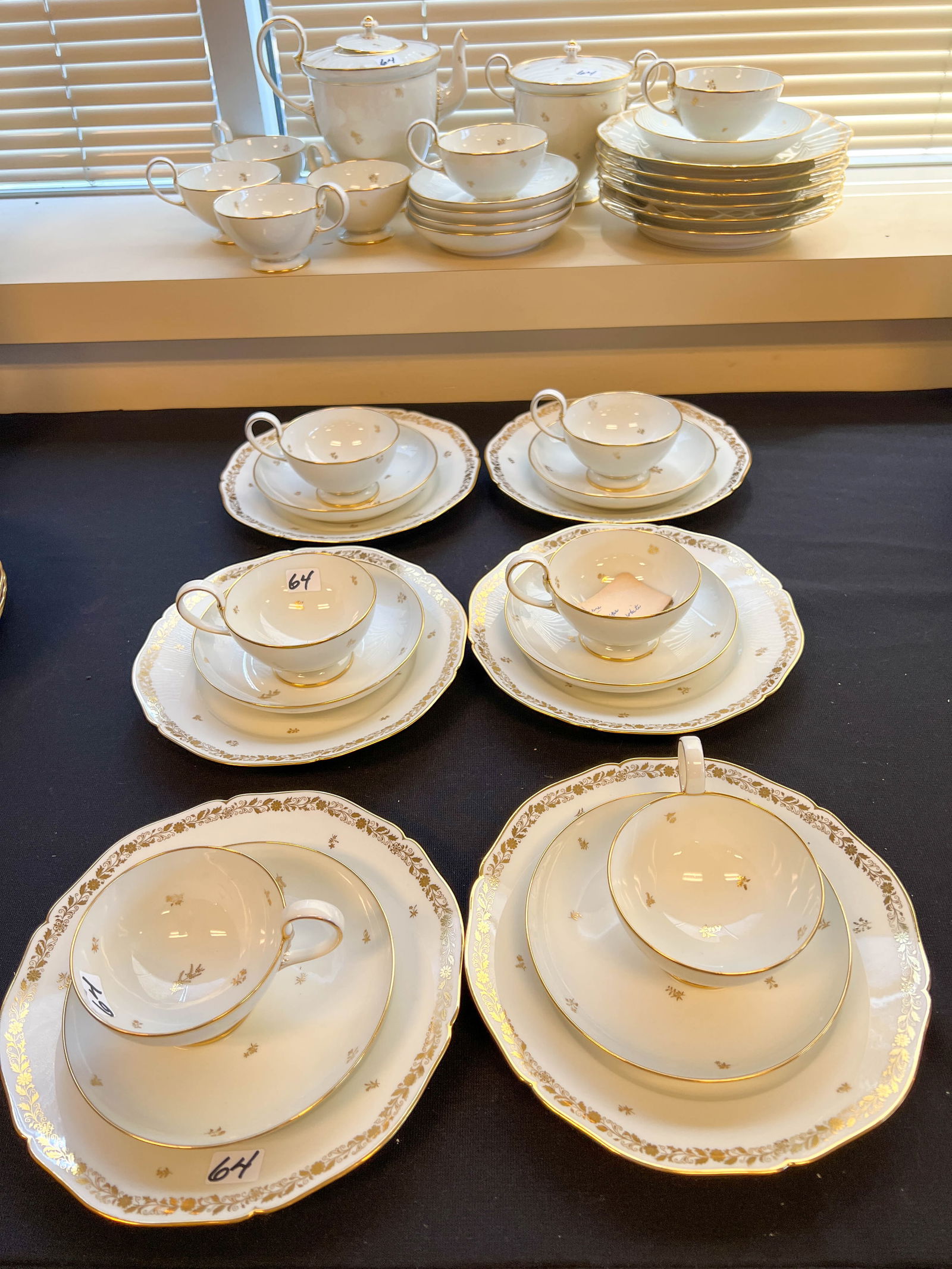 Sevres Coffee Dessert Set (1 of 4)